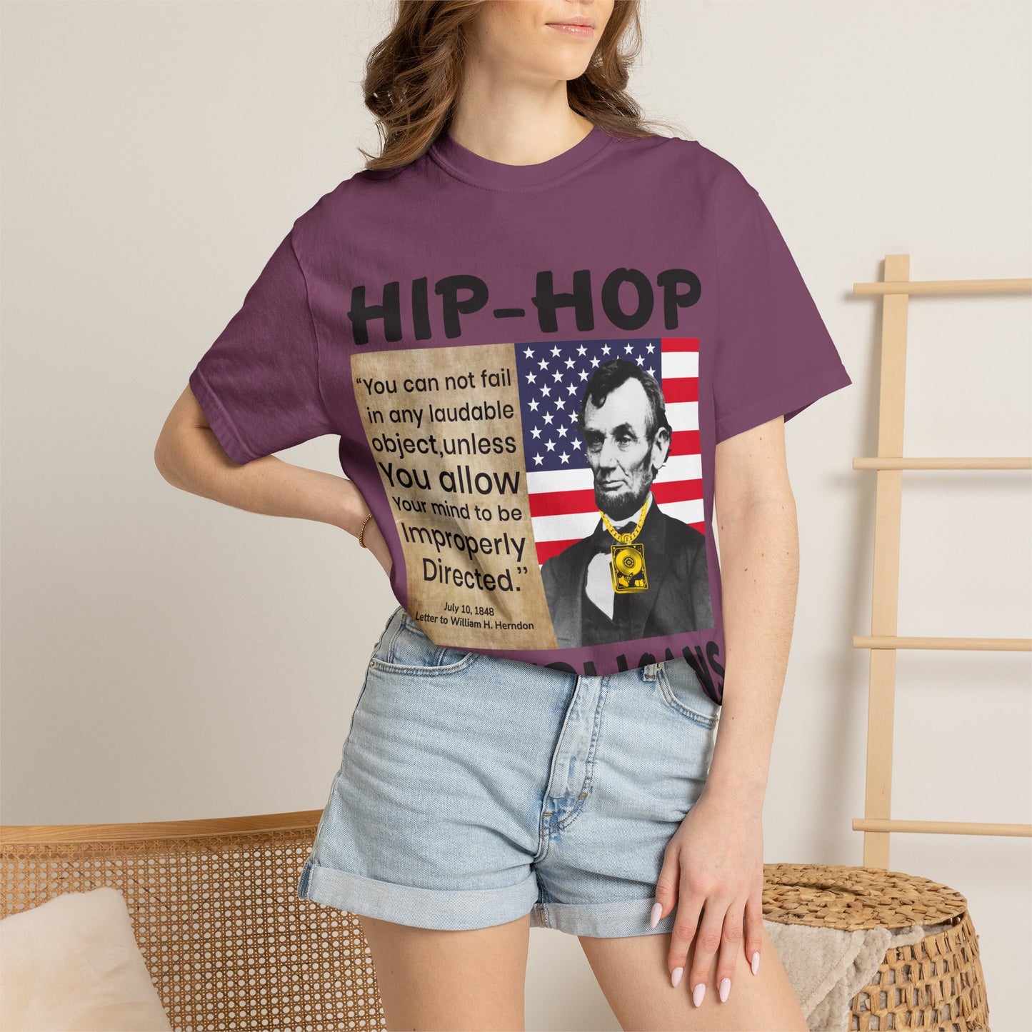 Hip-Hop Republicans T-Shirt — Lincoln Quote Patriotic Graphic Tee