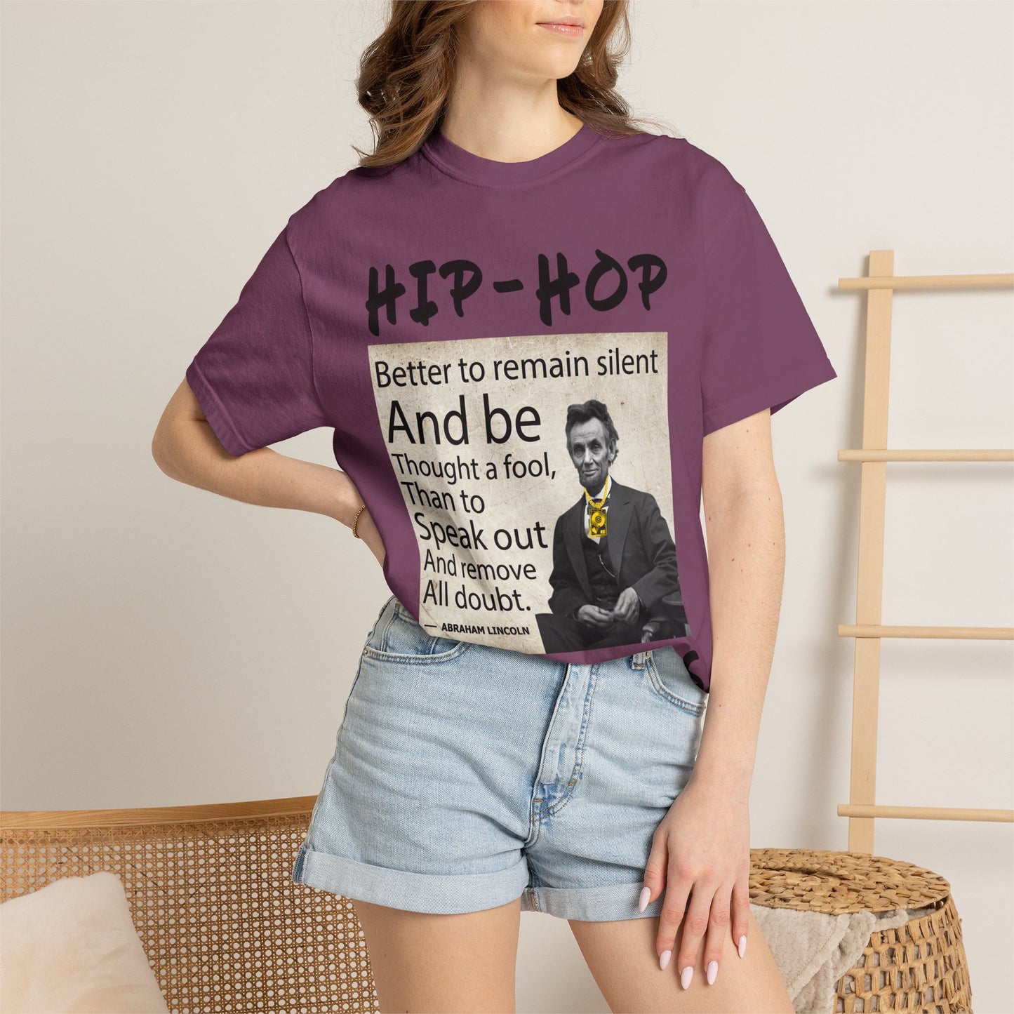 Hip-Hop Republicans T-Shirt — Abraham Lincoln Quote Graphic Tee