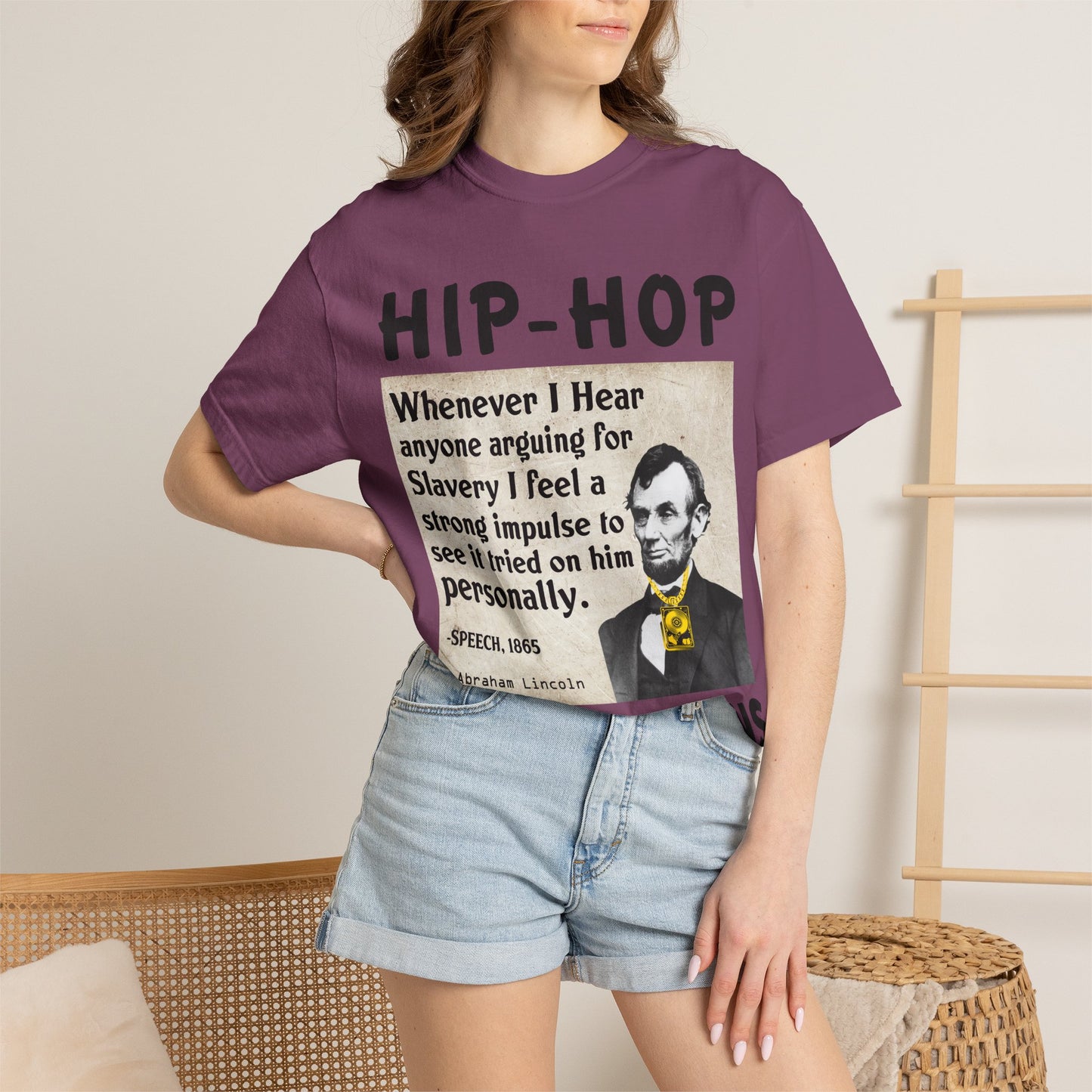 Hip-Hop Republicans T-Shirt — Vintage Lincoln Quote Graphic Tee