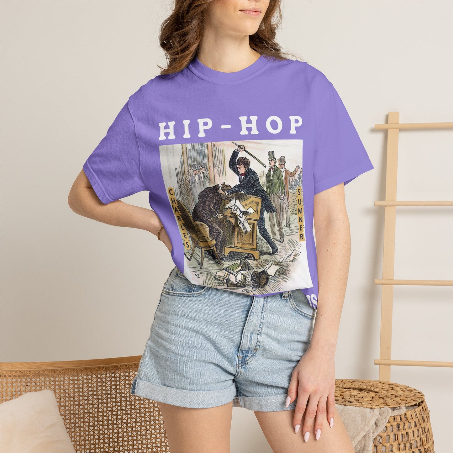 Conservative Rhymes A Hip Hop Tribute to Republican Values T-Shirt Design