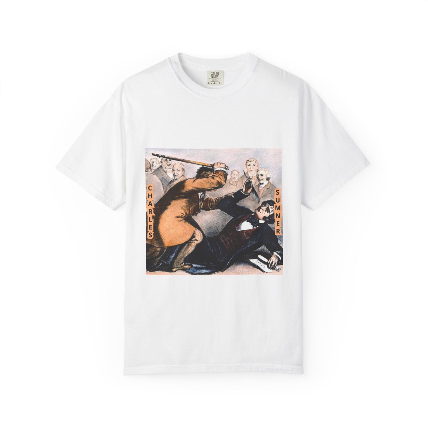 Artistic Vintage Poster T-Shirt — 'Chalet Summer' Graphic Tee