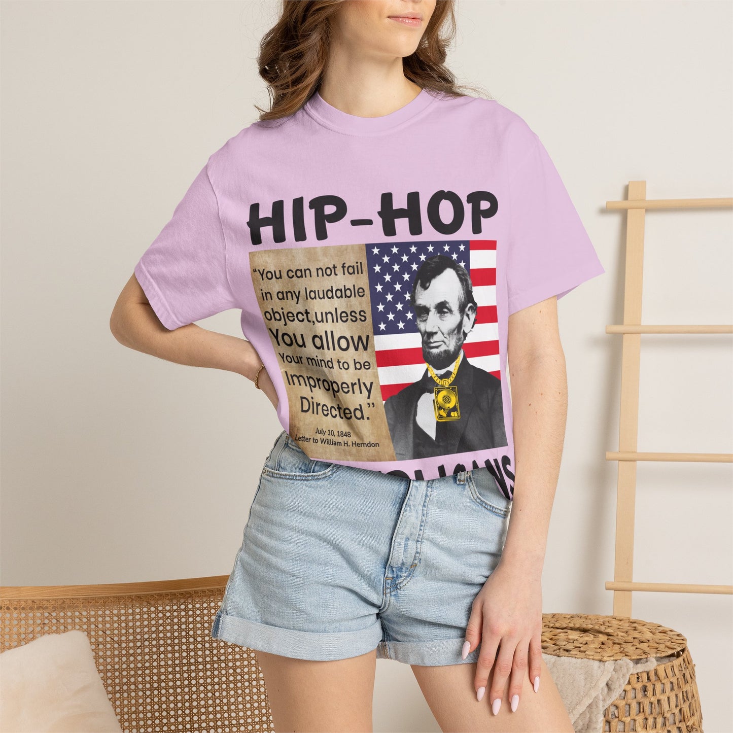 Hip-Hop Republicans T-Shirt — Lincoln Quote Patriotic Graphic Tee