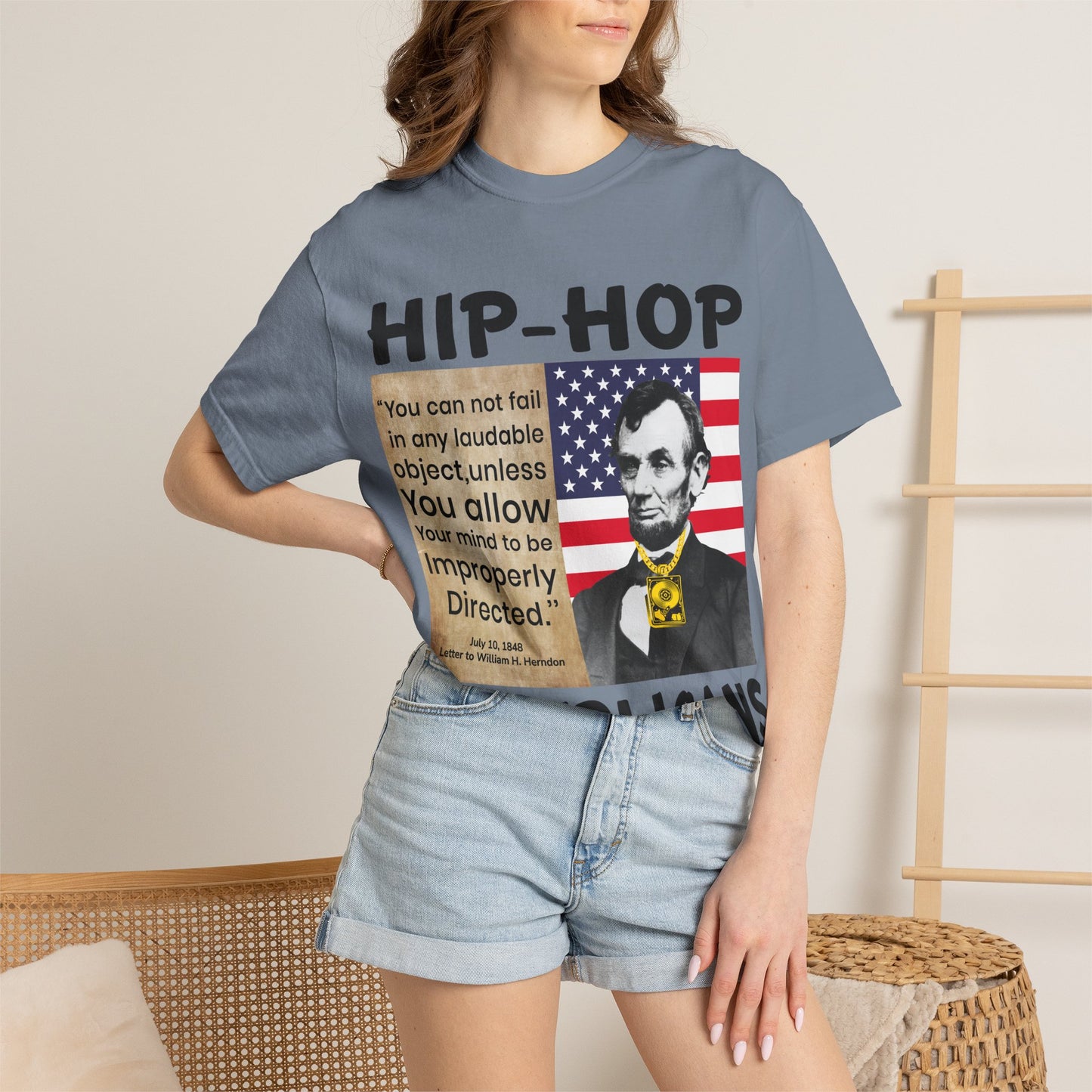 Hip-Hop Republicans T-Shirt — Lincoln Quote Patriotic Graphic Tee