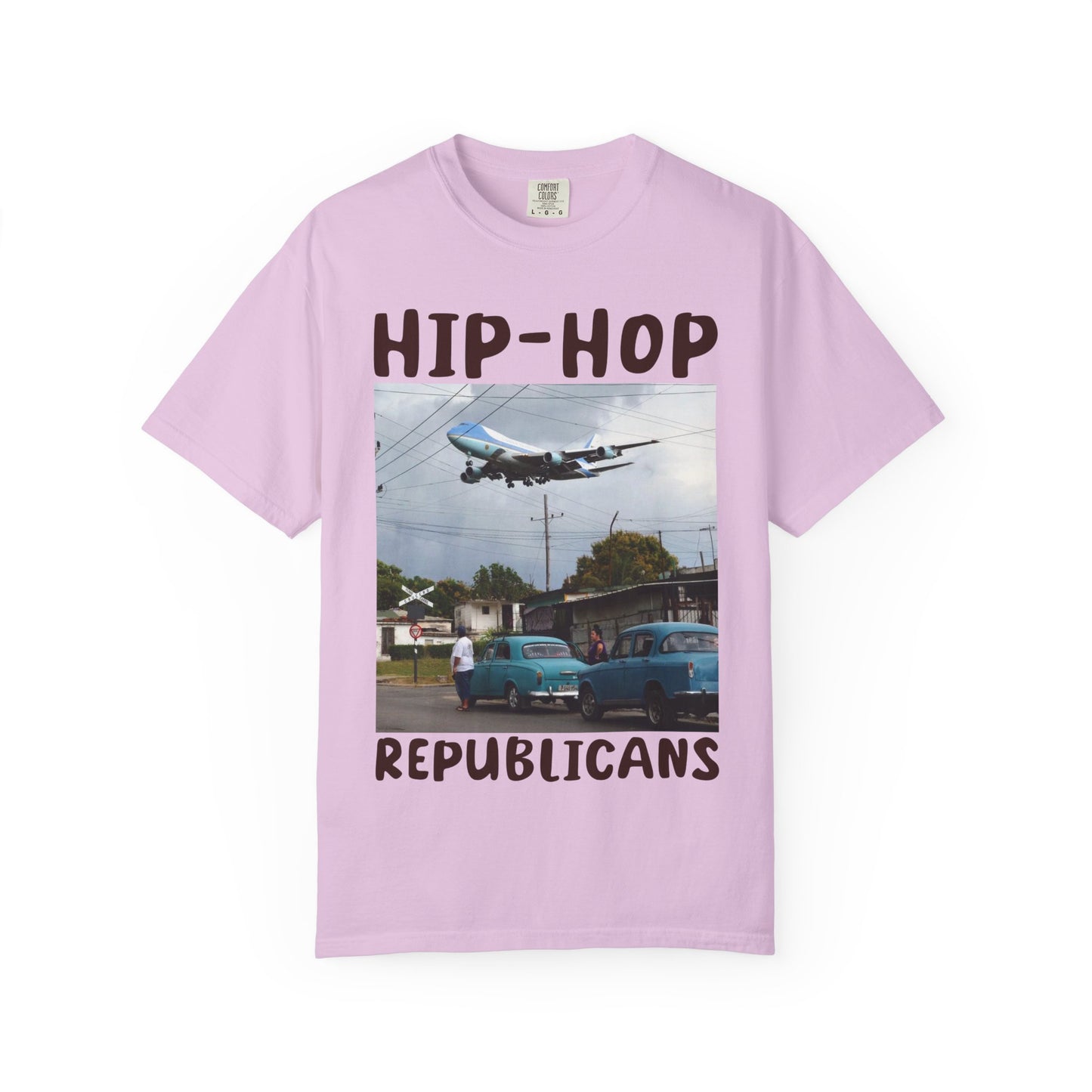 Hip Hop Republicans Helicopter Patriotic Graphic T-Shirt