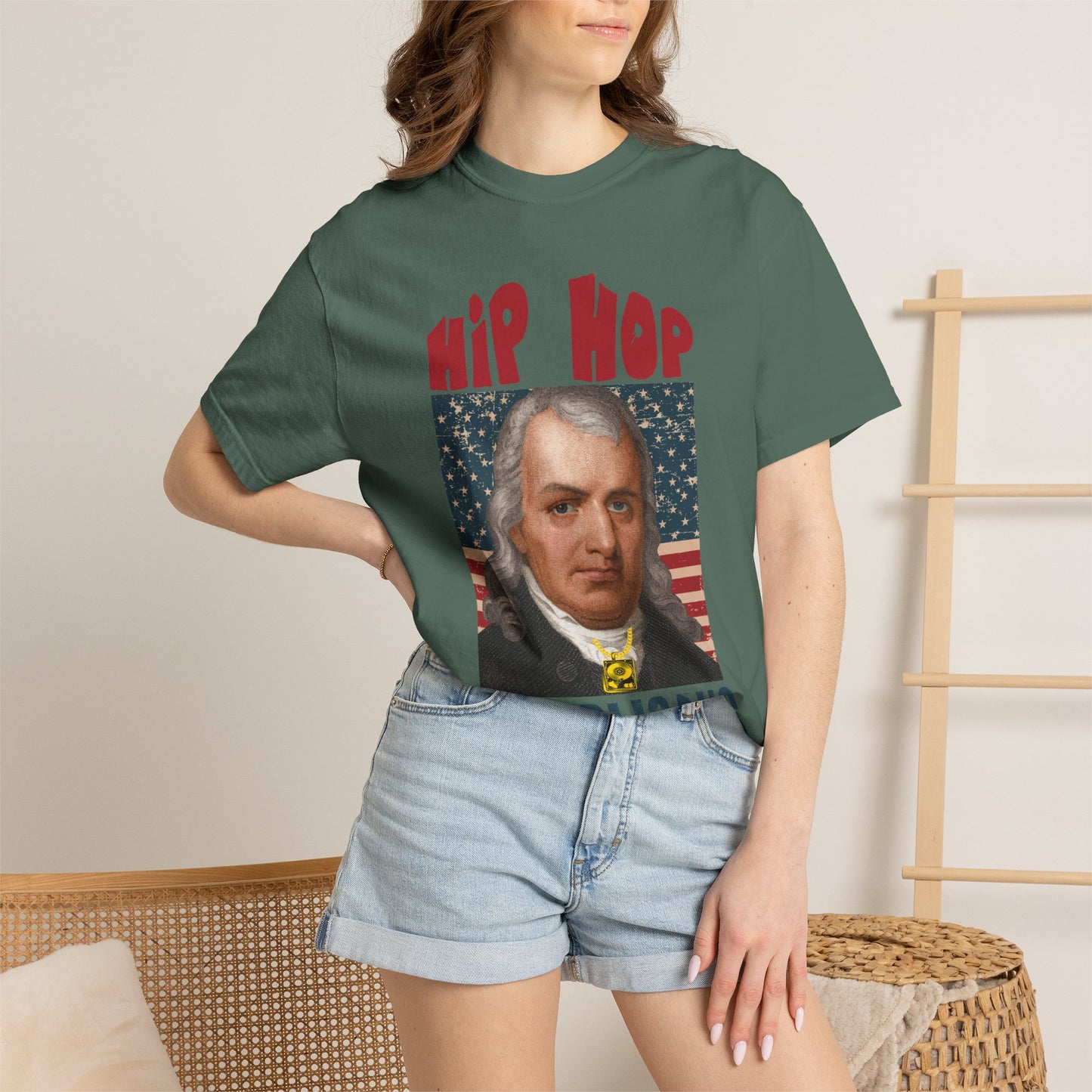Hip Hop Republicans T-Shirt — Patriotic George Washington Graphic Tee