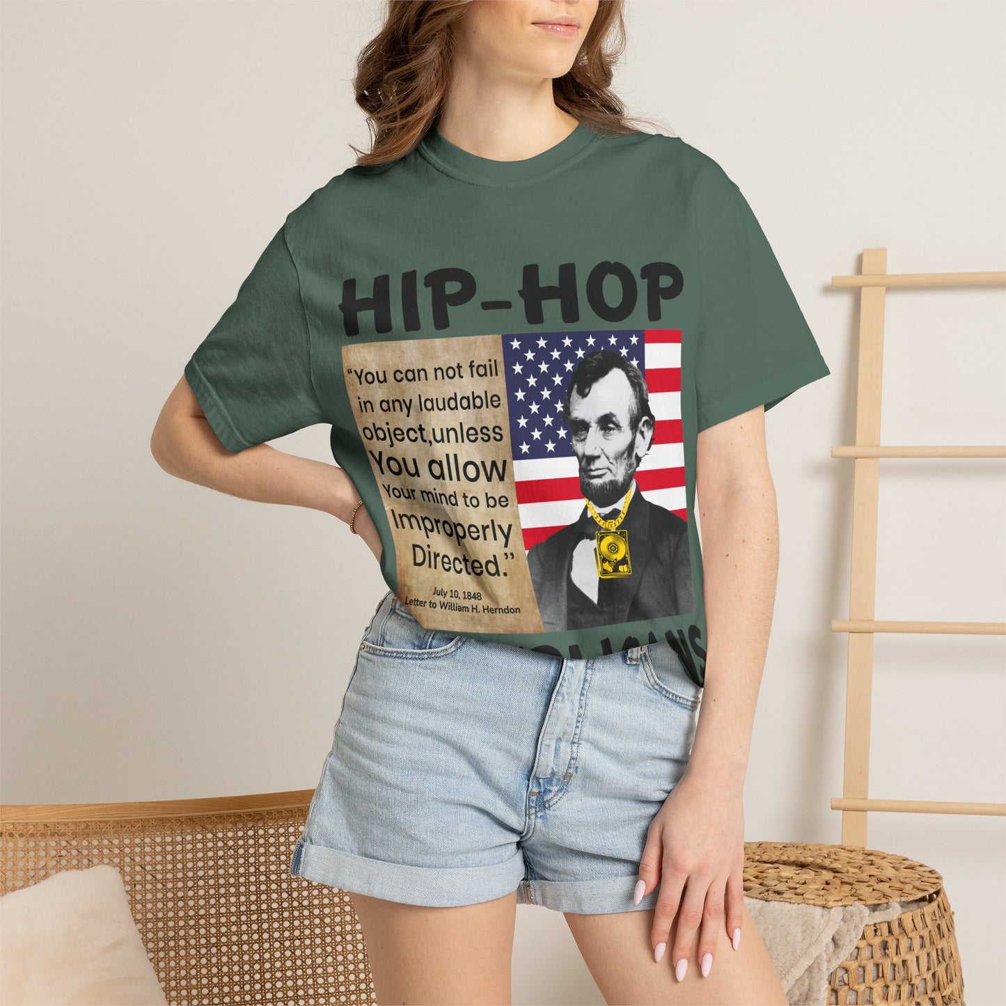 Hip-Hop Republicans T-Shirt — Lincoln Quote Patriotic Graphic Tee