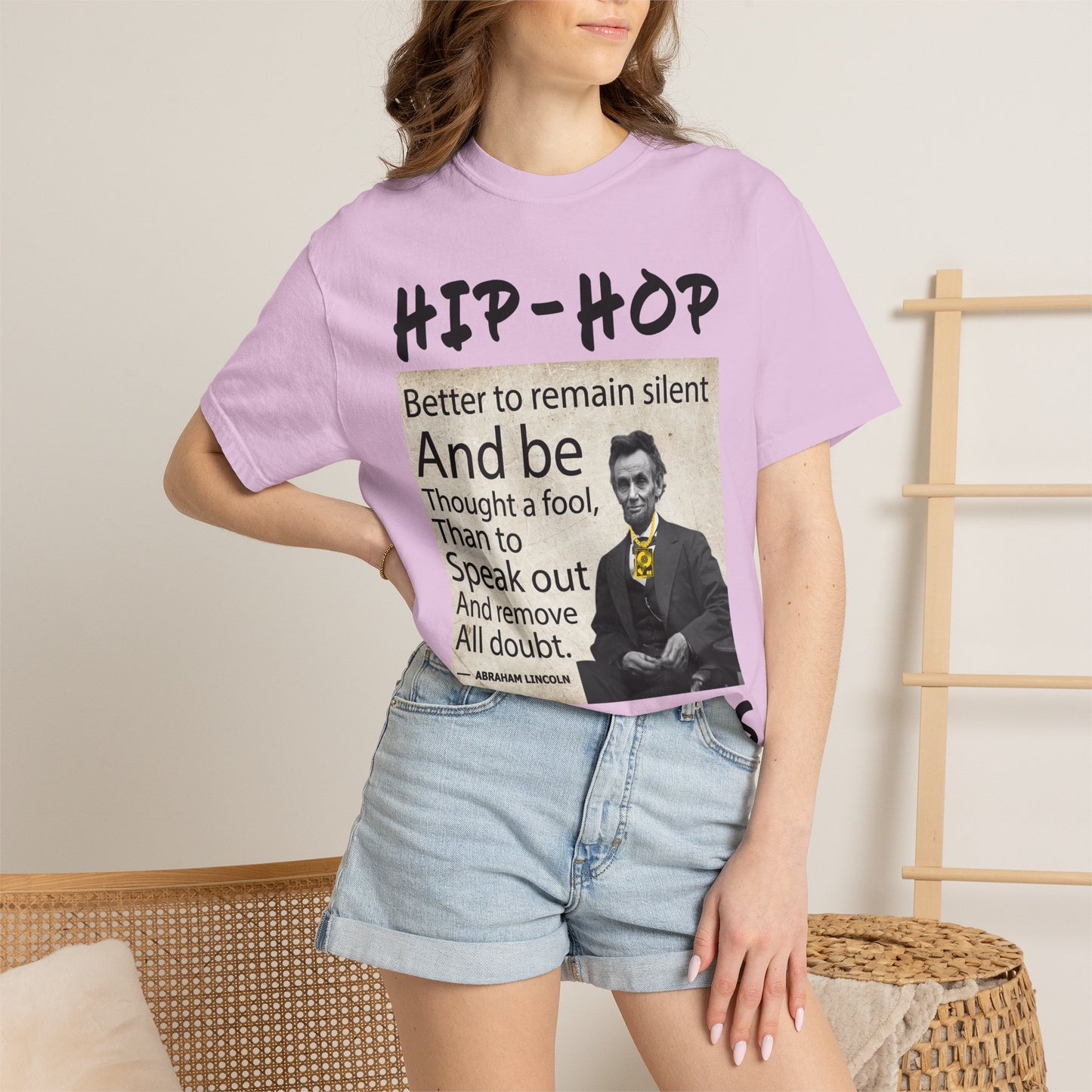 Hip-Hop Republicans T-Shirt — Abraham Lincoln Quote Graphic Tee