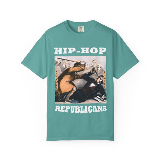 Artistic Vintage Poster T-Shirt — 'Chalet Summer' Graphic Tee