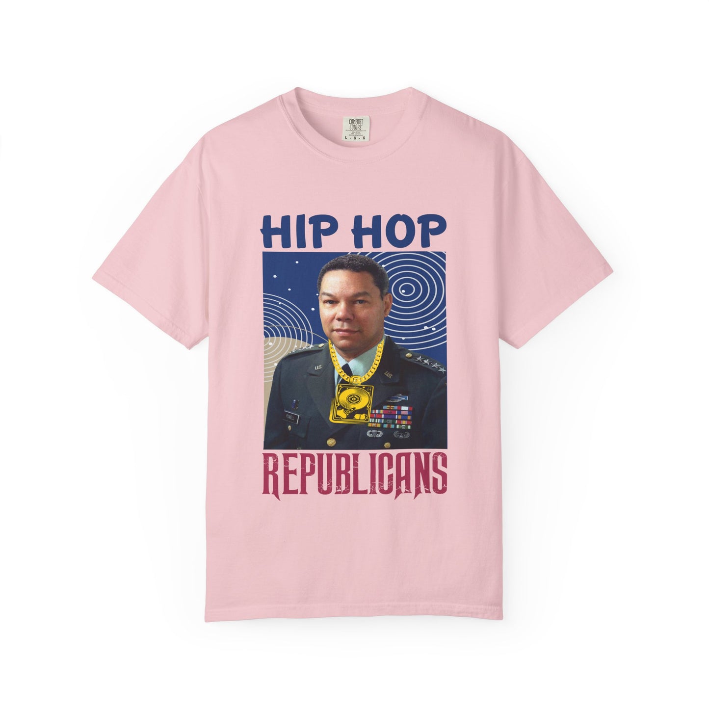 Hip Hop Republicans Graphic T-Shirt — Parody Political Portrait Tee