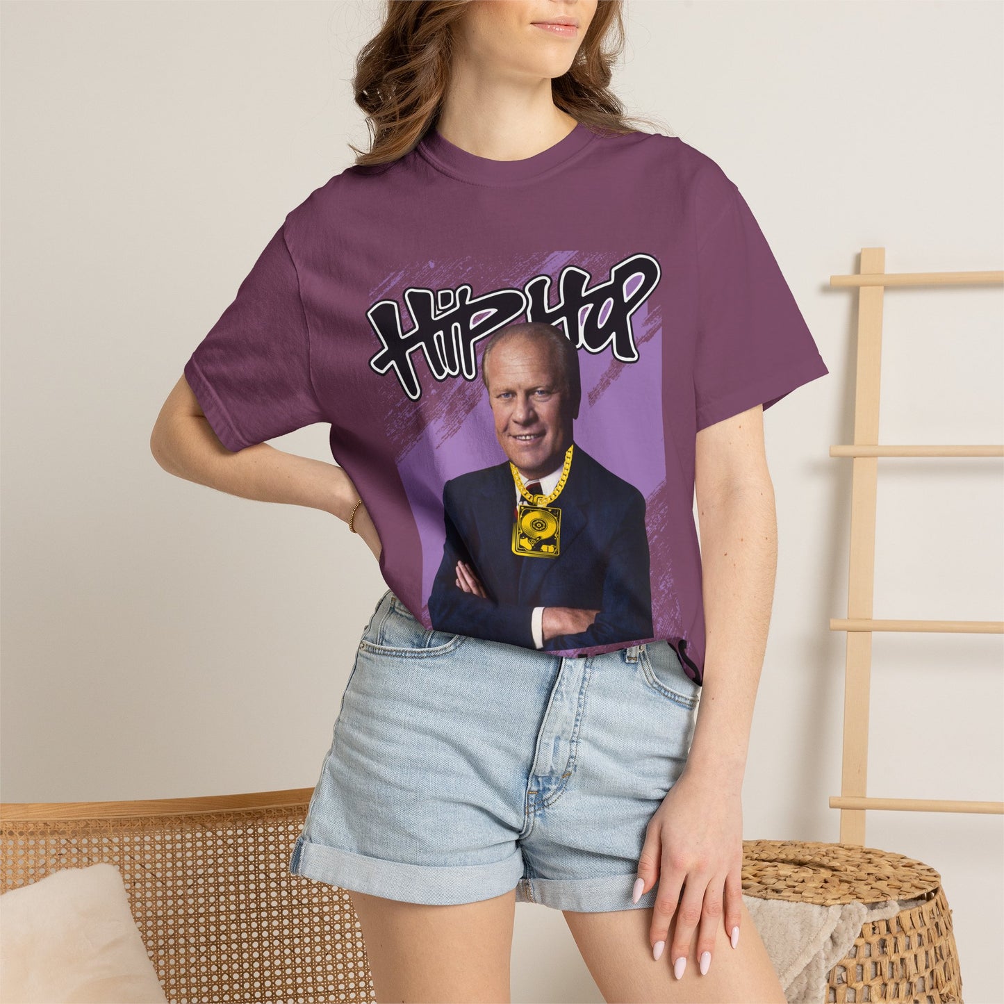 Political Graphic T-Shirt — 'Trump Republicans' Bold Portrait Tee
