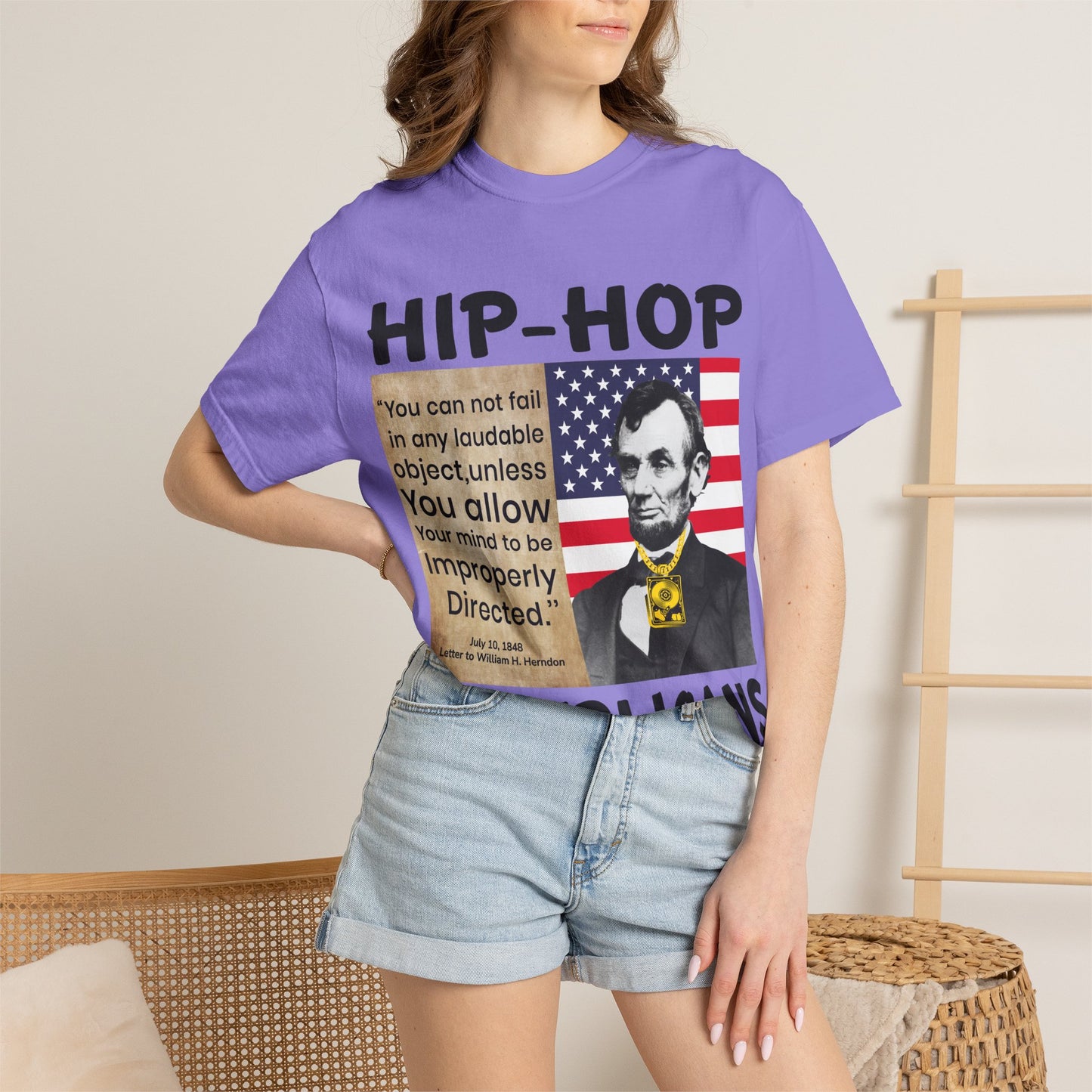 Hip-Hop Republicans T-Shirt — Lincoln Quote Patriotic Graphic Tee