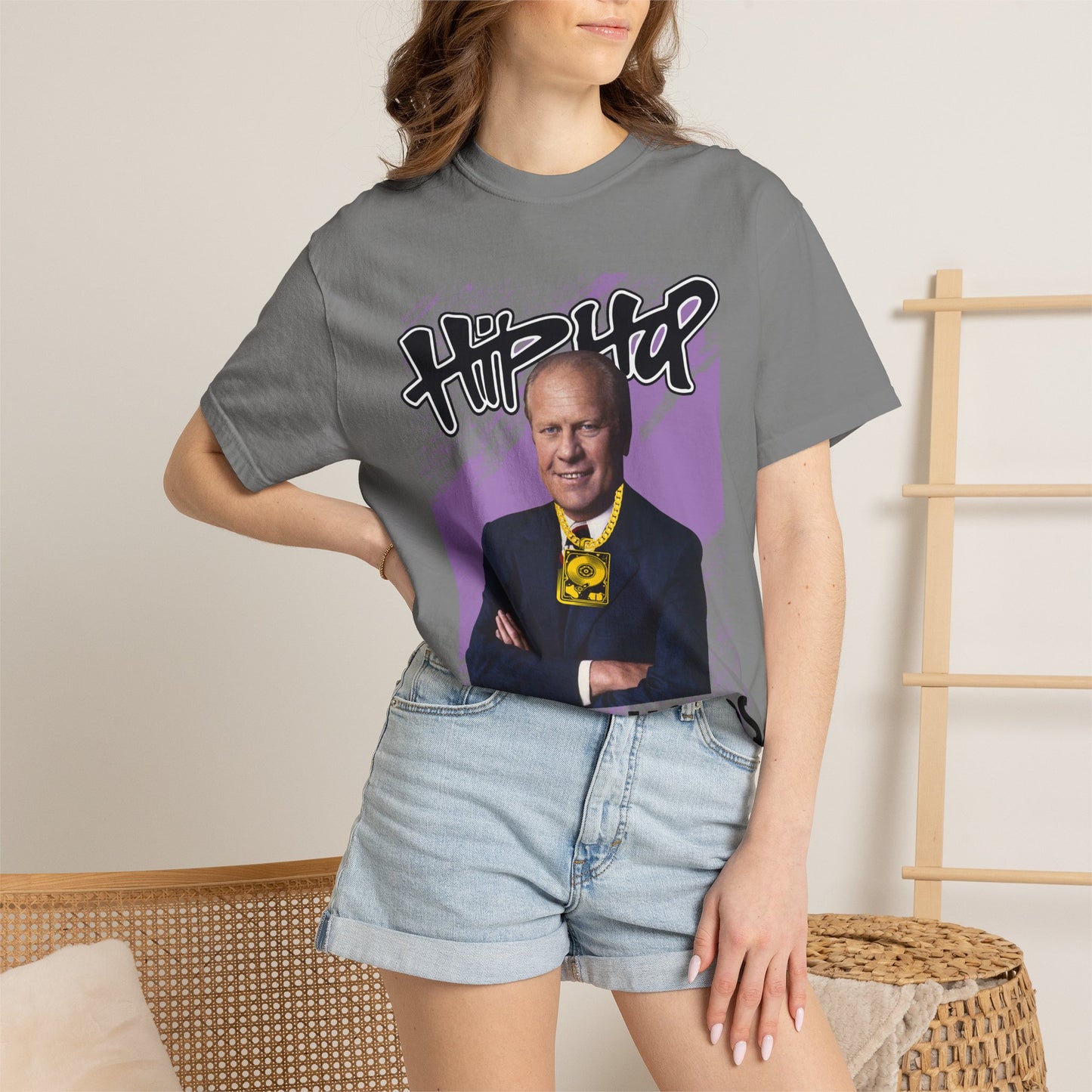 Political Graphic T-Shirt — 'Trump Republicans' Bold Portrait Tee