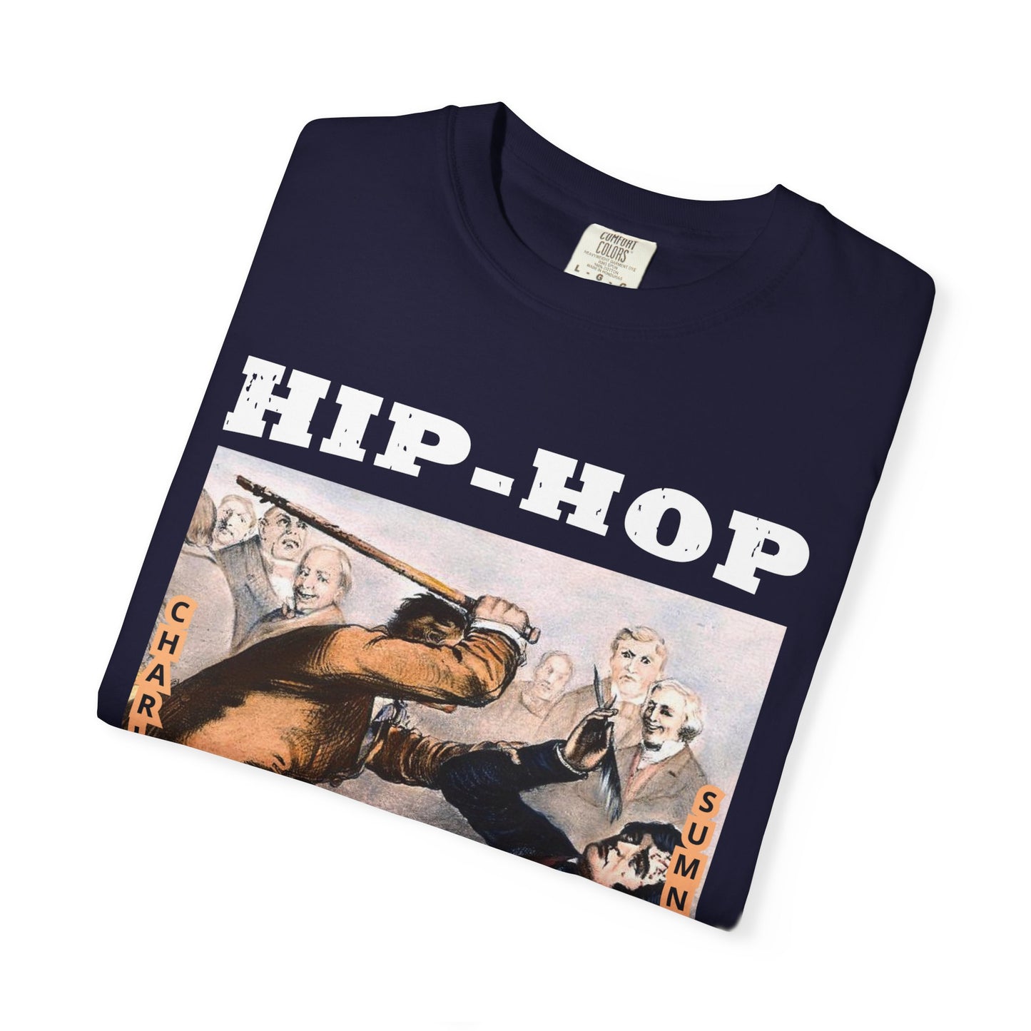 Artistic Vintage Poster T-Shirt — 'Chalet Summer' Graphic Tee