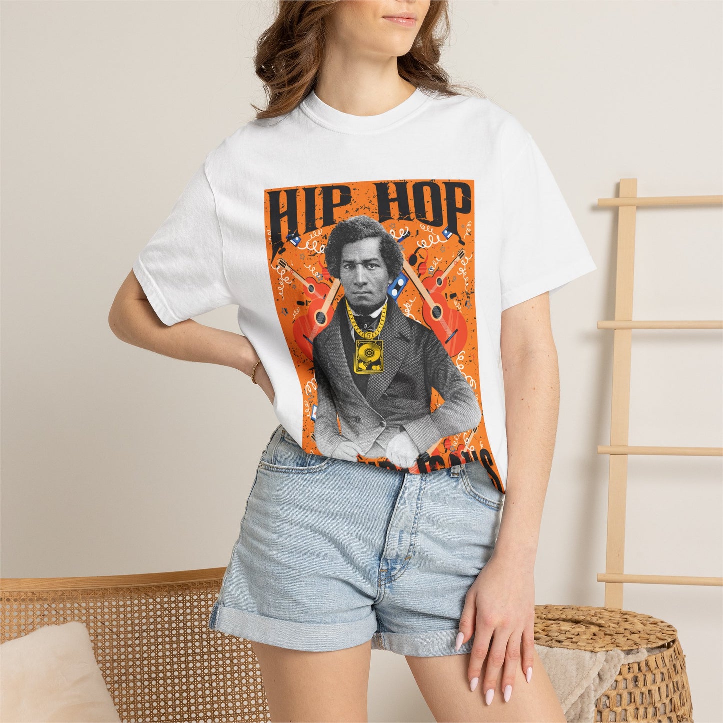 Hip Hop Republicans Graphic T-Shirt — Vintage Portrait Streetwear Tee