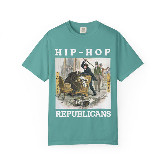 Conservative Rhymes A Hip Hop Tribute to Republican Values T-Shirt Design