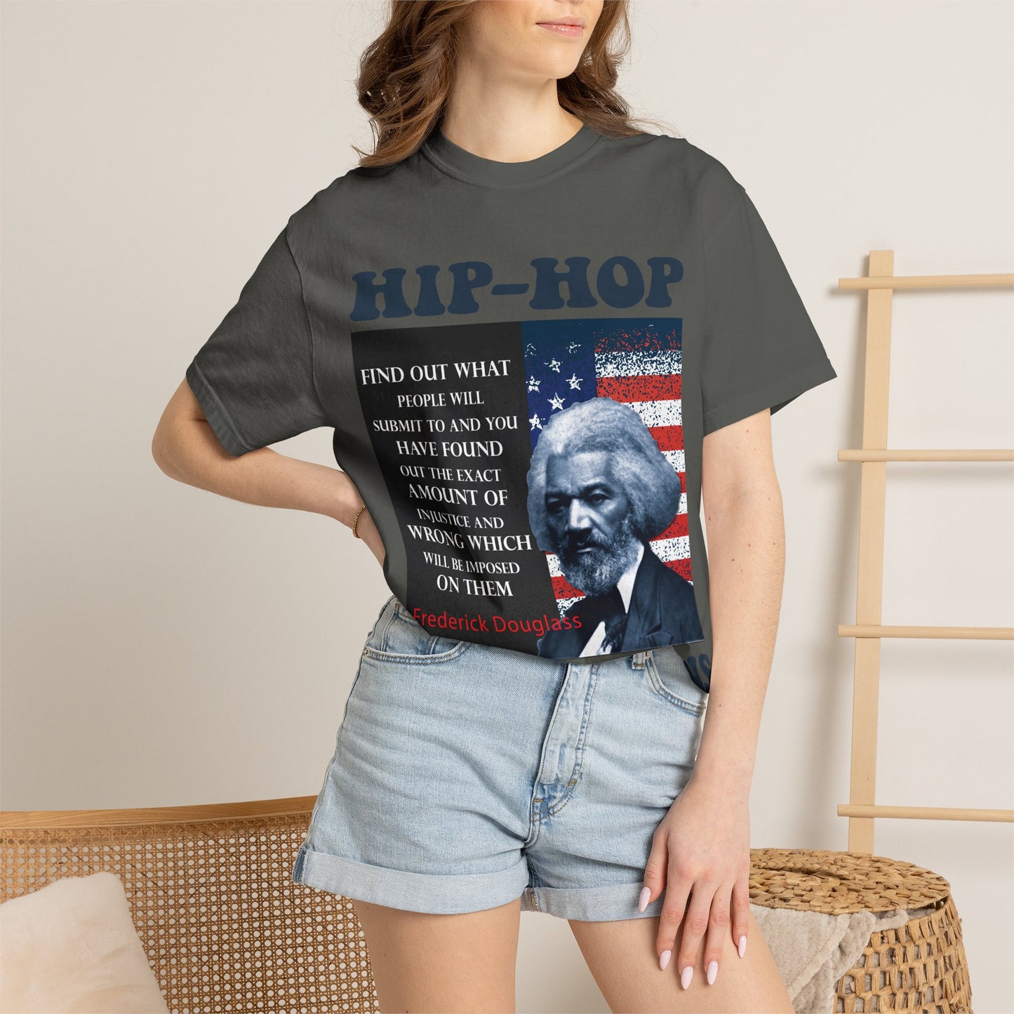 Hip-Hop Republicans T-Shirt — Frederick Douglass Quote Patriotic Political Tee