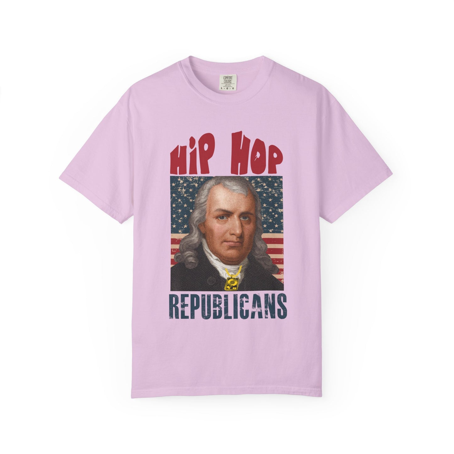 Hip Hop Republicans T-Shirt — Patriotic George Washington Graphic Tee