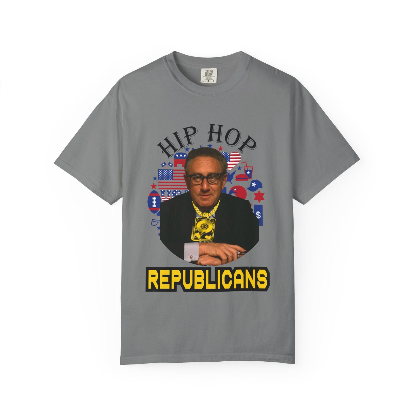 Hip Hop Republicans T-Shirt — Funny Political Parody Tee