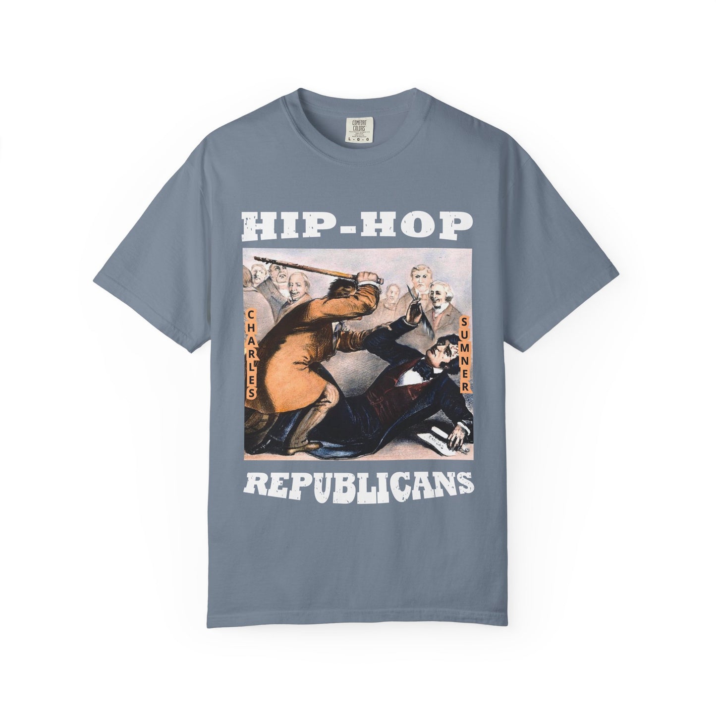 Artistic Vintage Poster T-Shirt — 'Chalet Summer' Graphic Tee