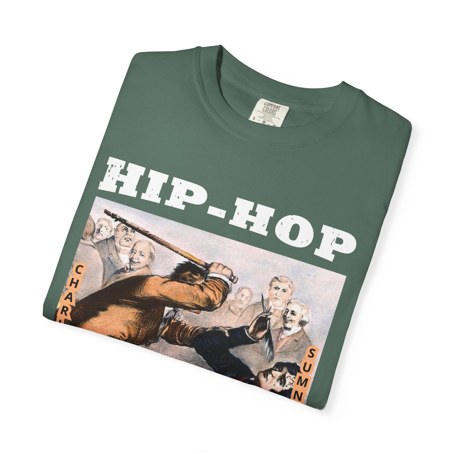 Artistic Vintage Poster T-Shirt — 'Chalet Summer' Graphic Tee