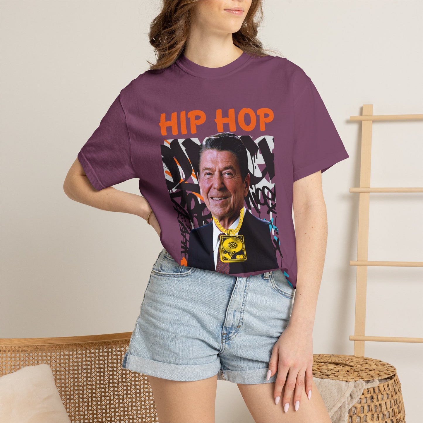 Get Your Groove On with a Trendy Ronald Reagan Hip Hop Republicans T-Shirt