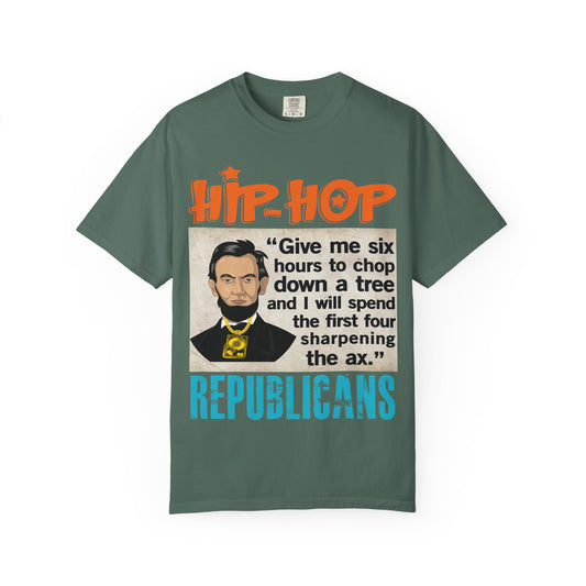Hip Hop Republicans Abraham Lincoln Political Rap T-Shirt