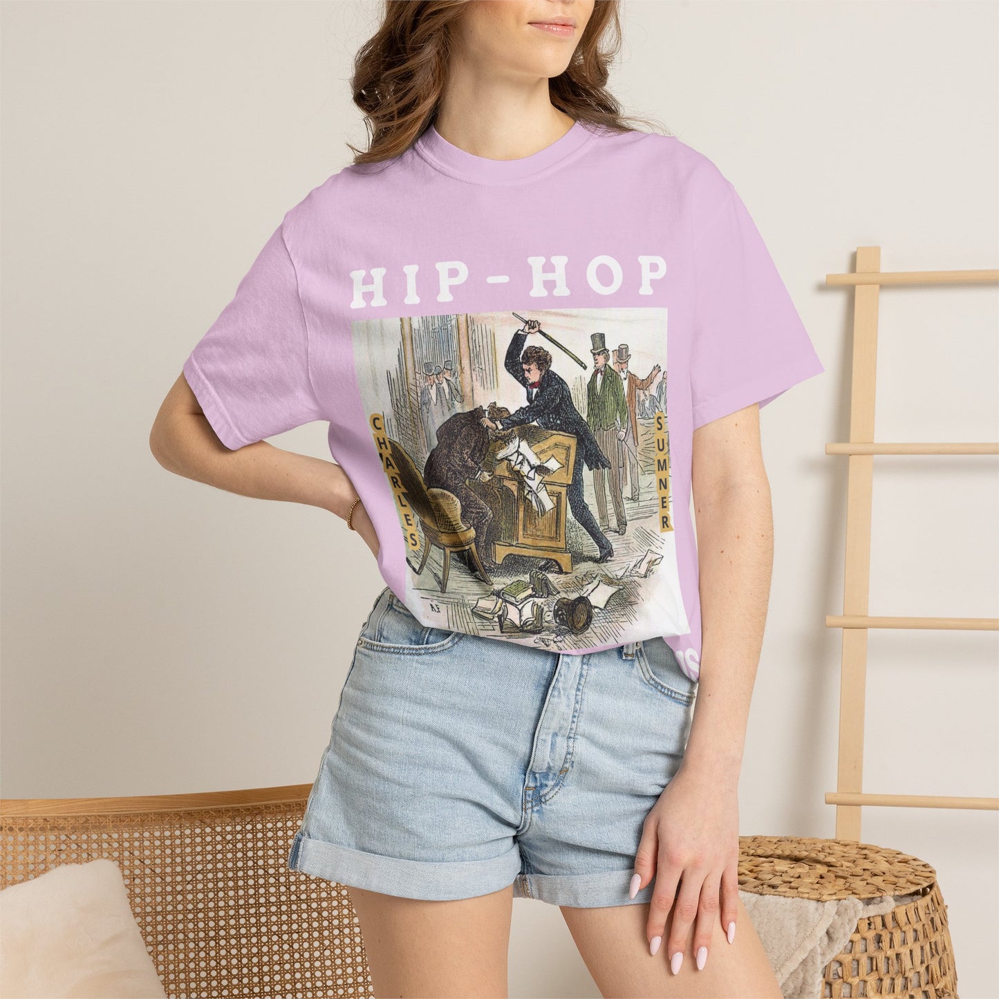 Conservative Rhymes A Hip Hop Tribute to Republican Values T-Shirt Design
