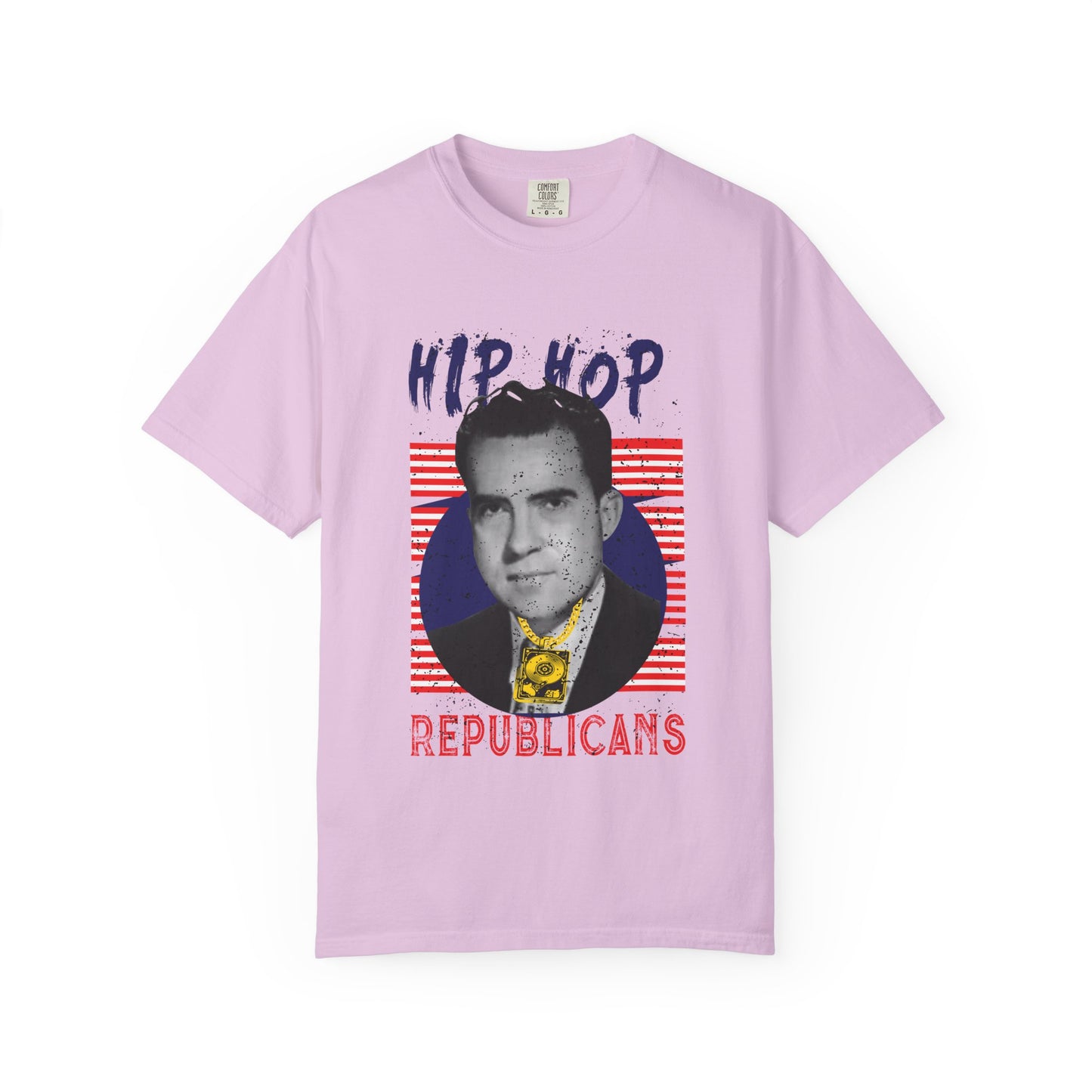 Hip Hop Republicans Graphic T-Shirt — Retro Political Parody Tee