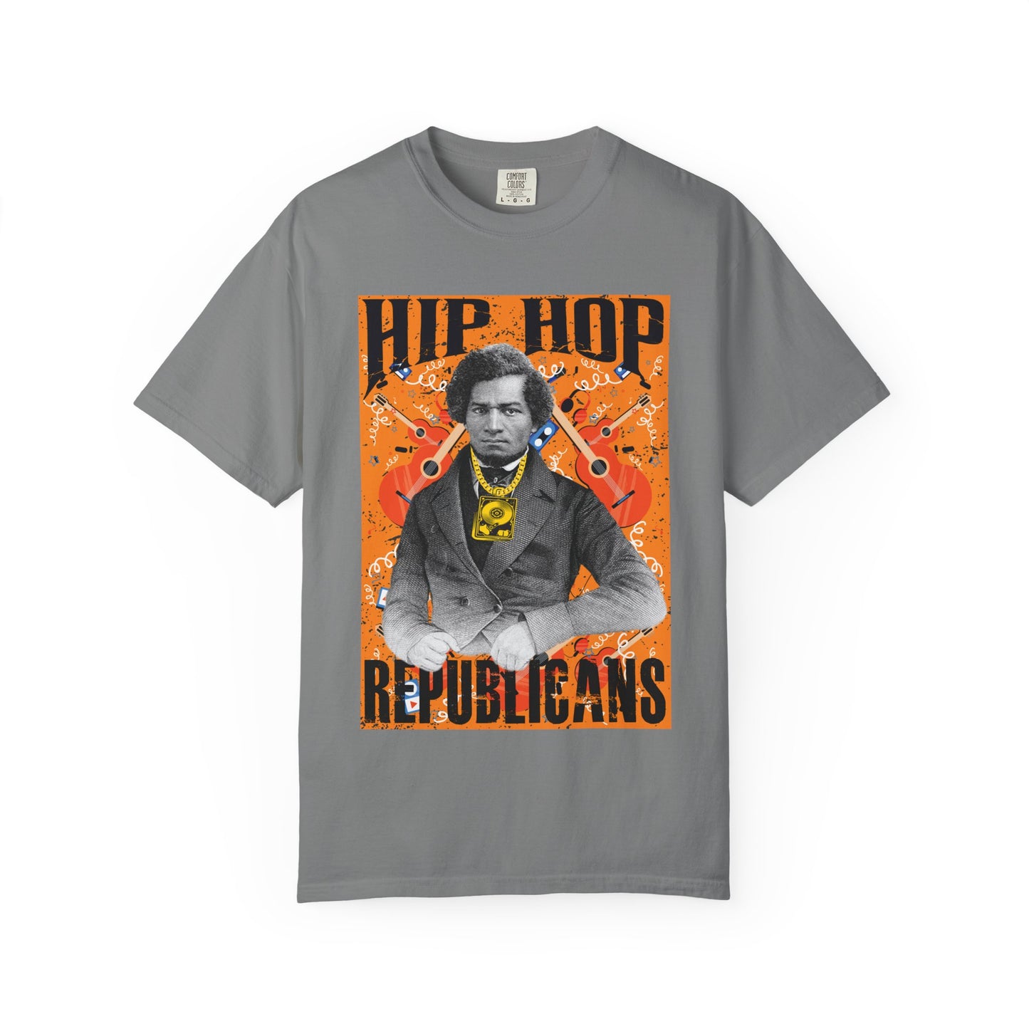 Hip Hop Republicans Graphic T-Shirt — Vintage Portrait Streetwear Tee