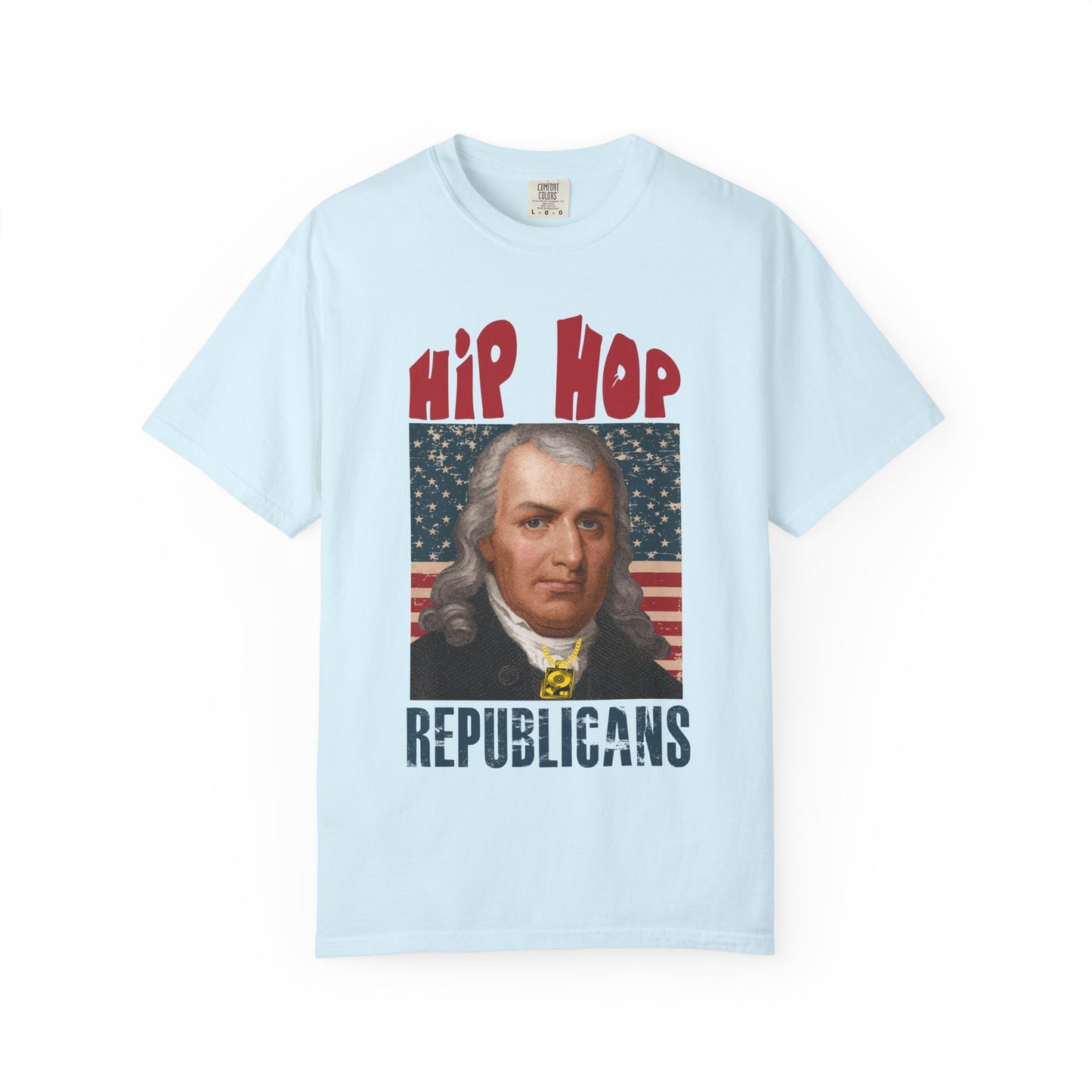 Hip Hop Republicans T-Shirt — Patriotic George Washington Graphic Tee