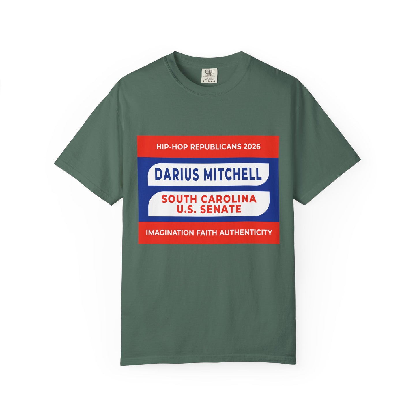 Political Campaign T-Shirt — "Darius Mitchell South Carolina U.S. Senate"
