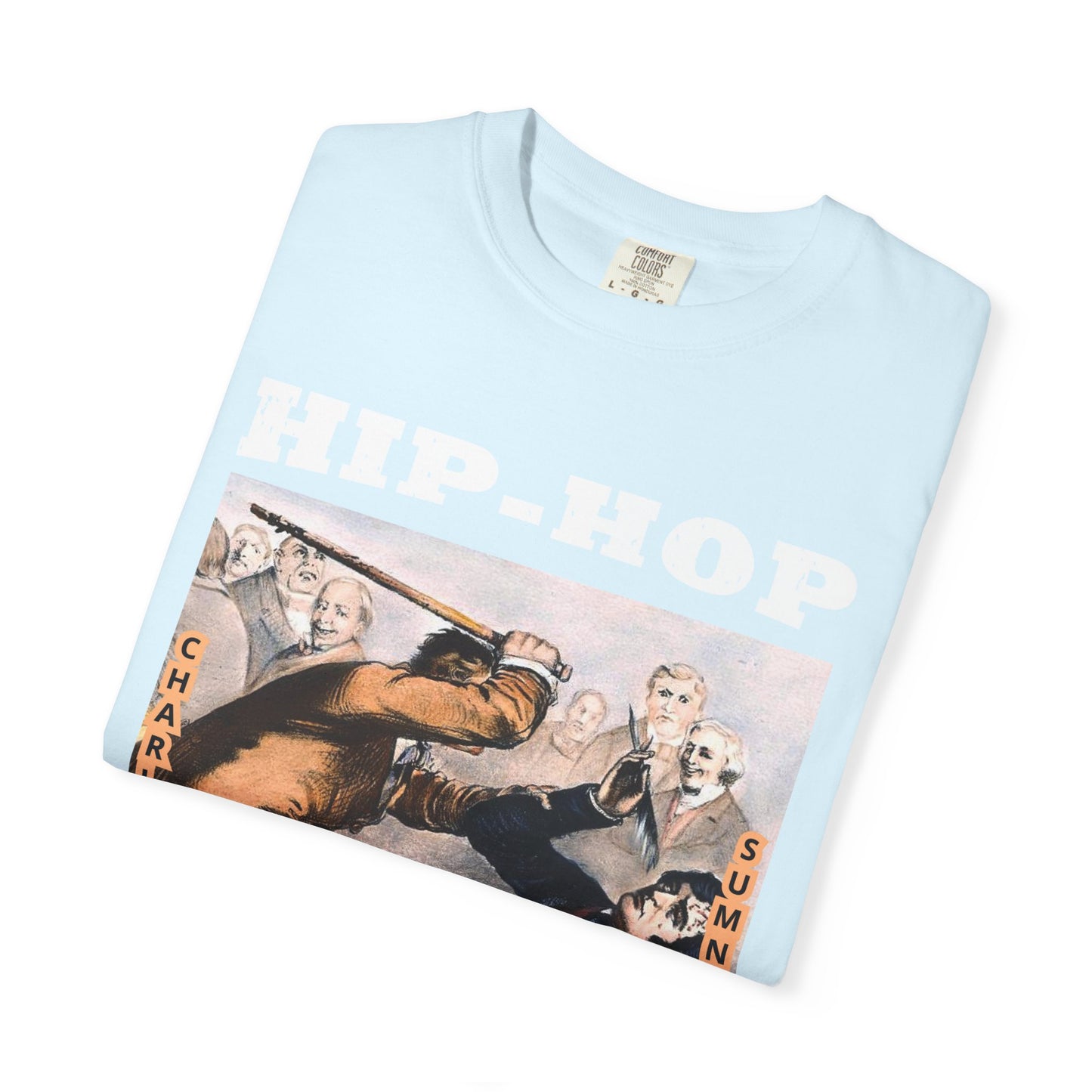 Artistic Vintage Poster T-Shirt — 'Chalet Summer' Graphic Tee