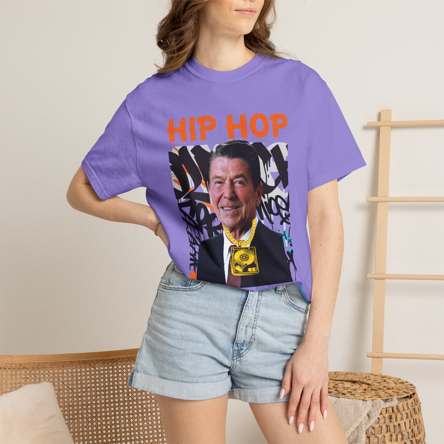 Get Your Groove On with a Trendy Ronald Reagan Hip Hop Republicans T-Shirt