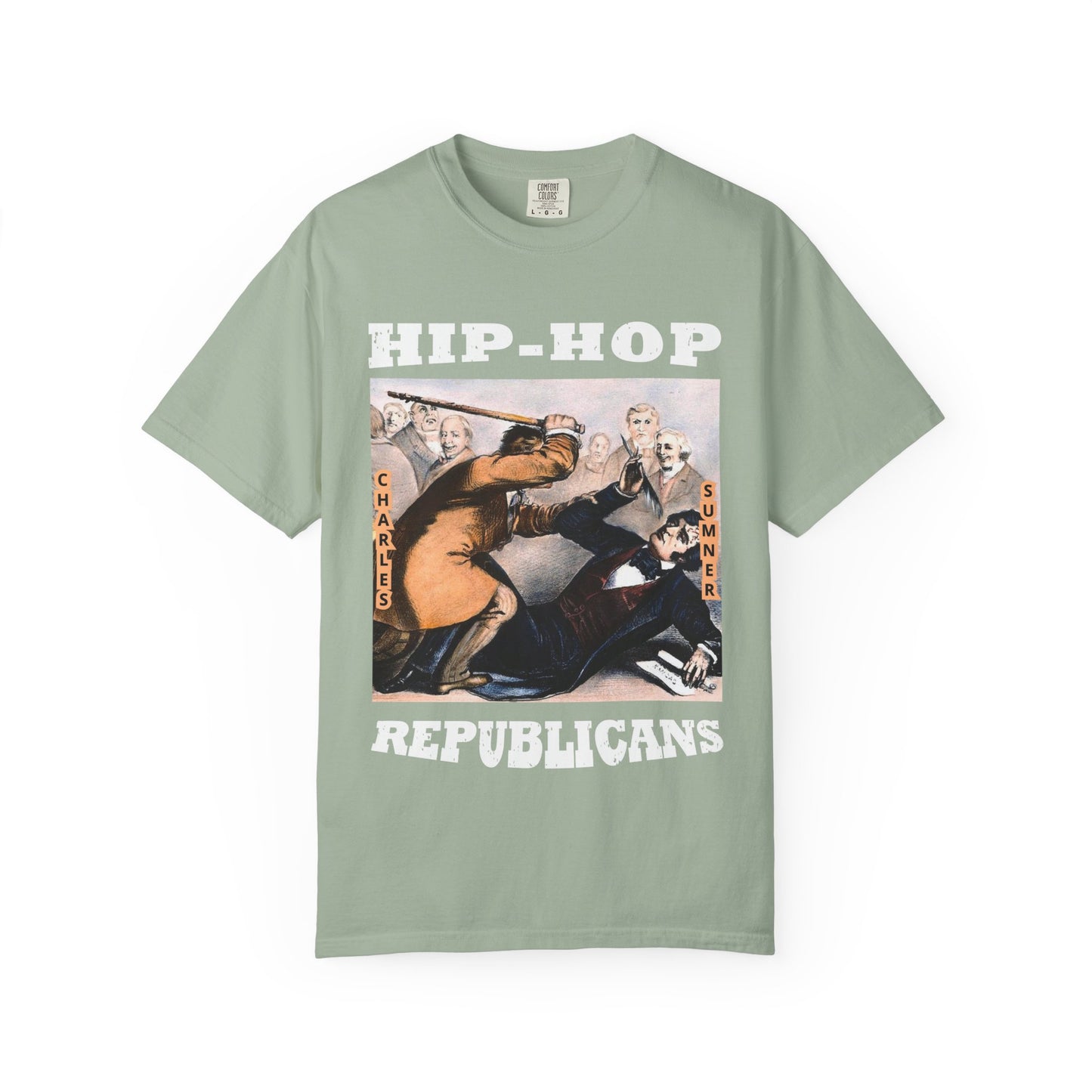 Artistic Vintage Poster T-Shirt — 'Chalet Summer' Graphic Tee