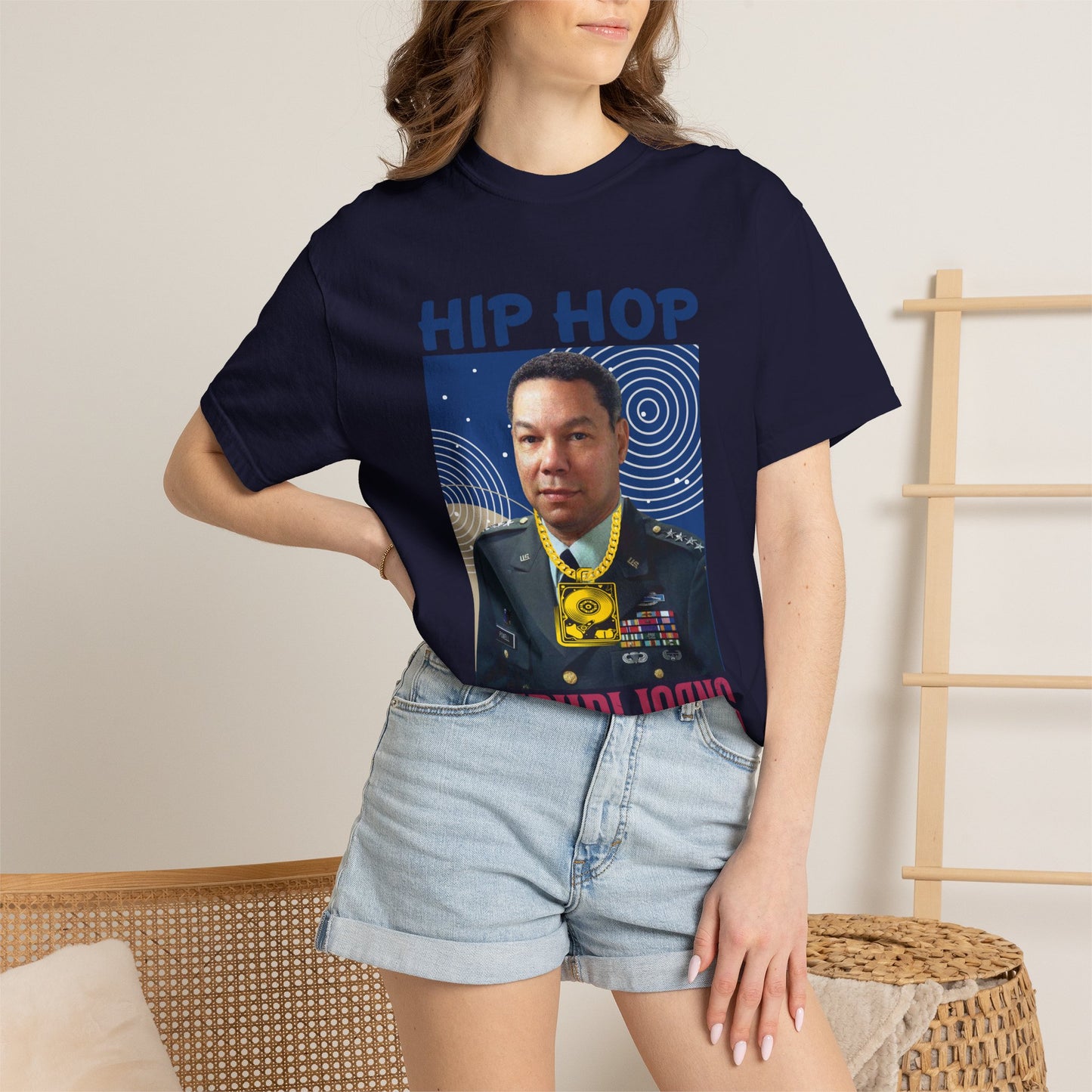 Hip Hop Republicans Graphic T-Shirt — Parody Political Portrait Tee