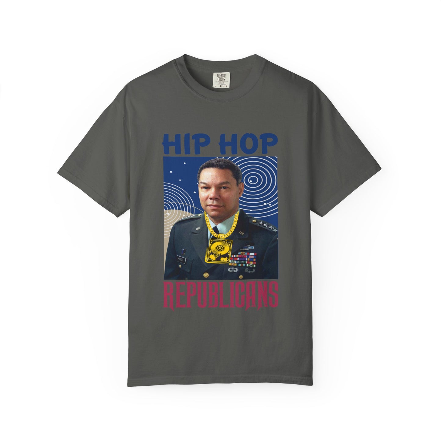 Hip Hop Republicans Graphic T-Shirt — Parody Political Portrait Tee