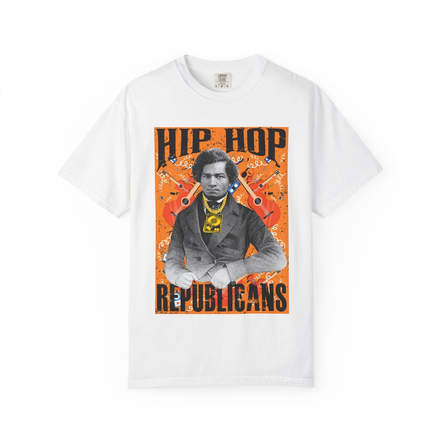Hip Hop Republicans Graphic T-Shirt — Vintage Portrait Streetwear Tee