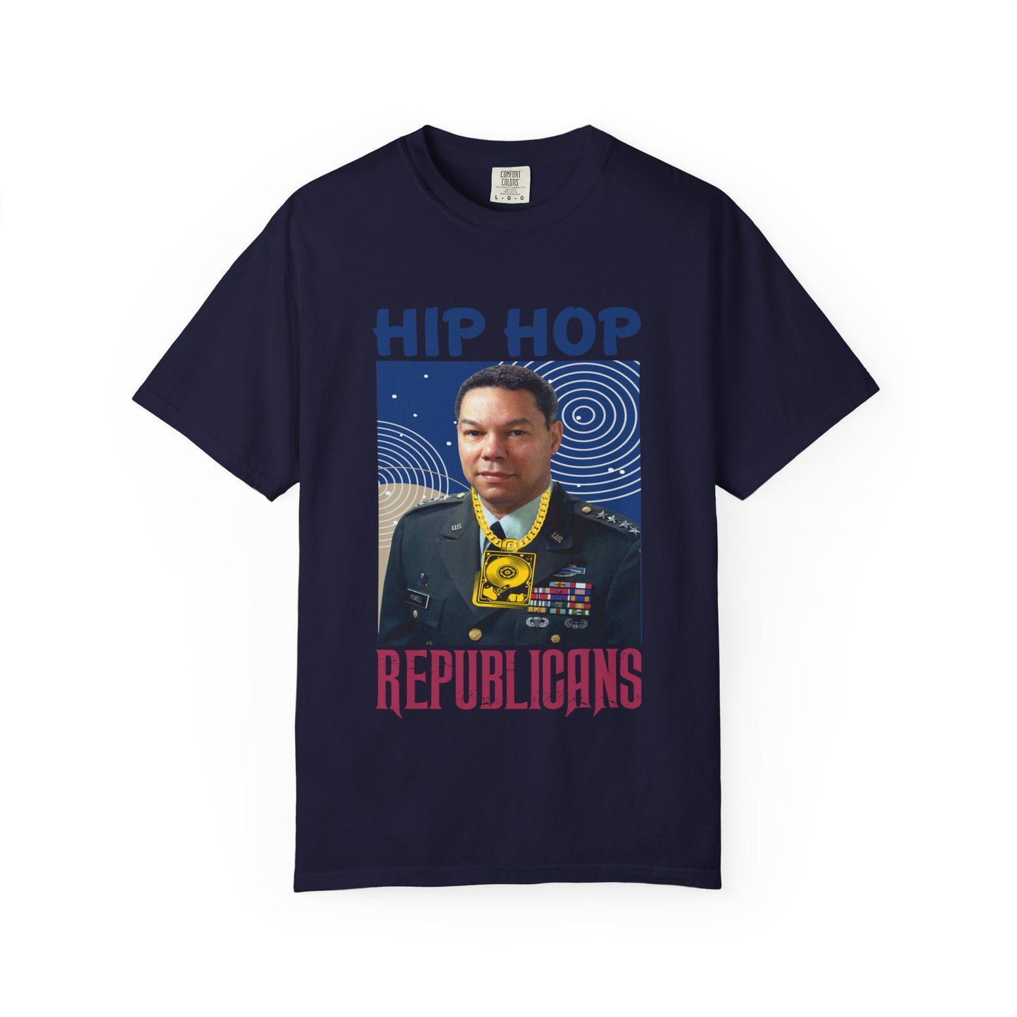 Hip Hop Republicans Graphic T-Shirt — Parody Political Portrait Tee