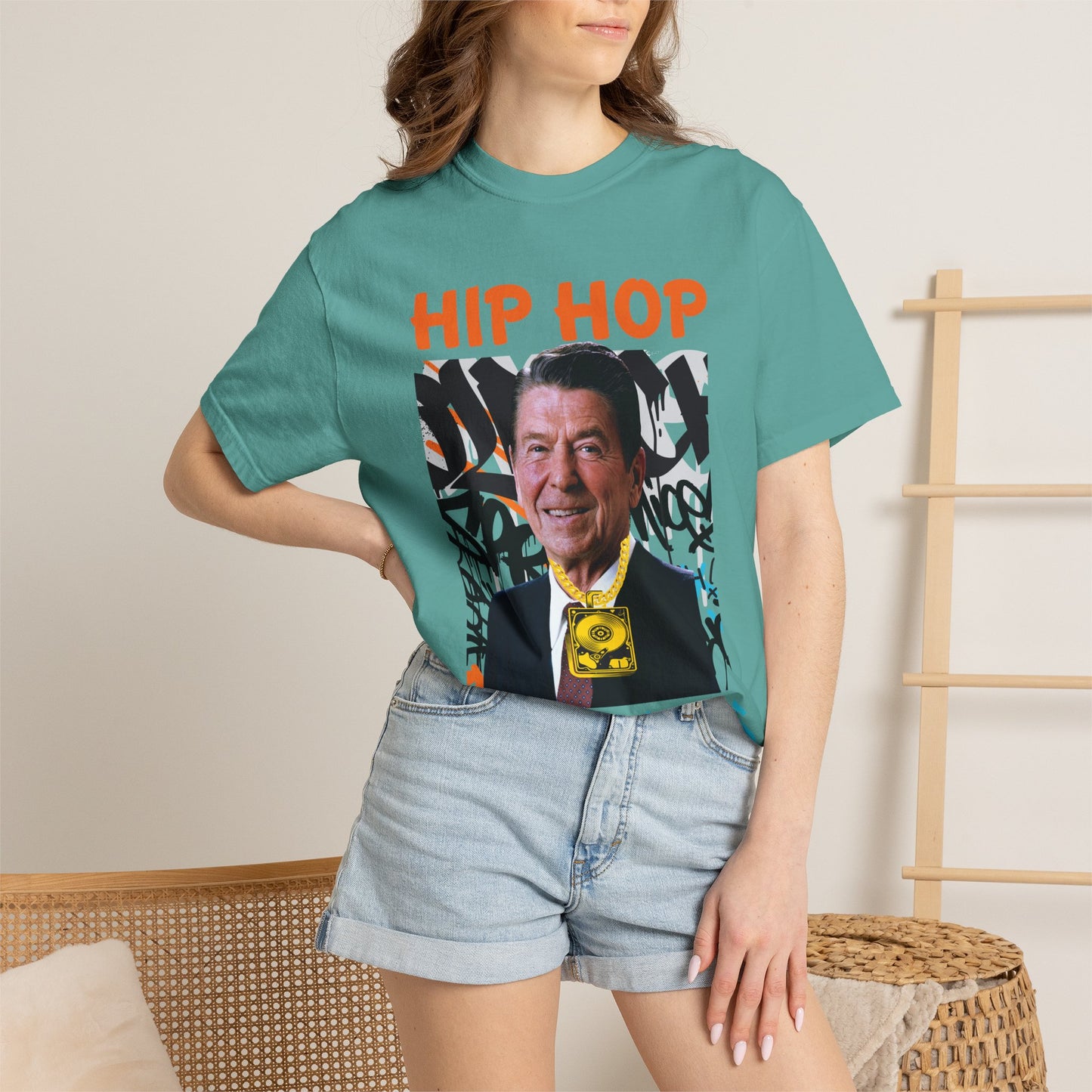 Get Your Groove On with a Trendy Ronald Reagan Hip Hop Republicans T-Shirt
