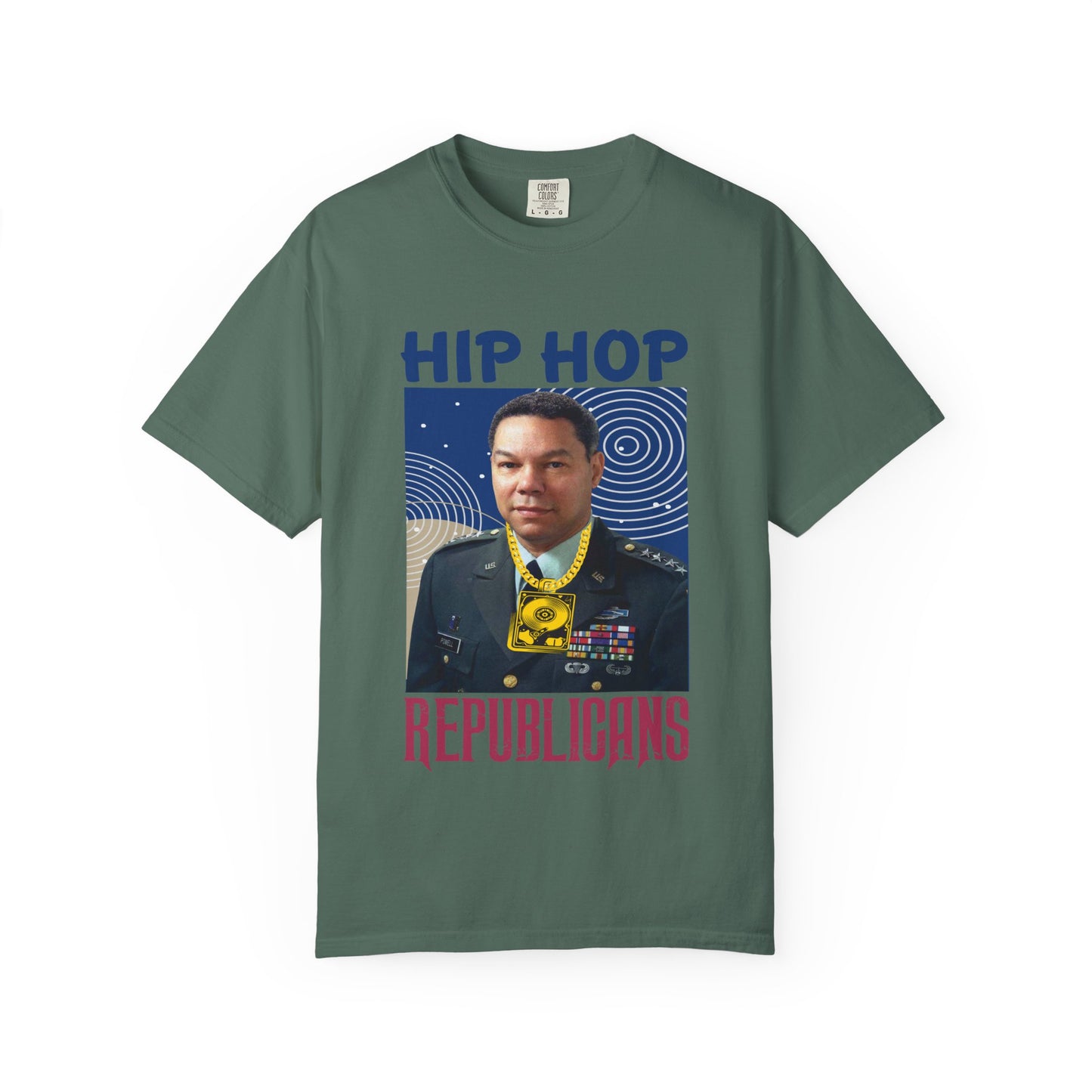 Hip Hop Republicans Graphic T-Shirt — Parody Political Portrait Tee