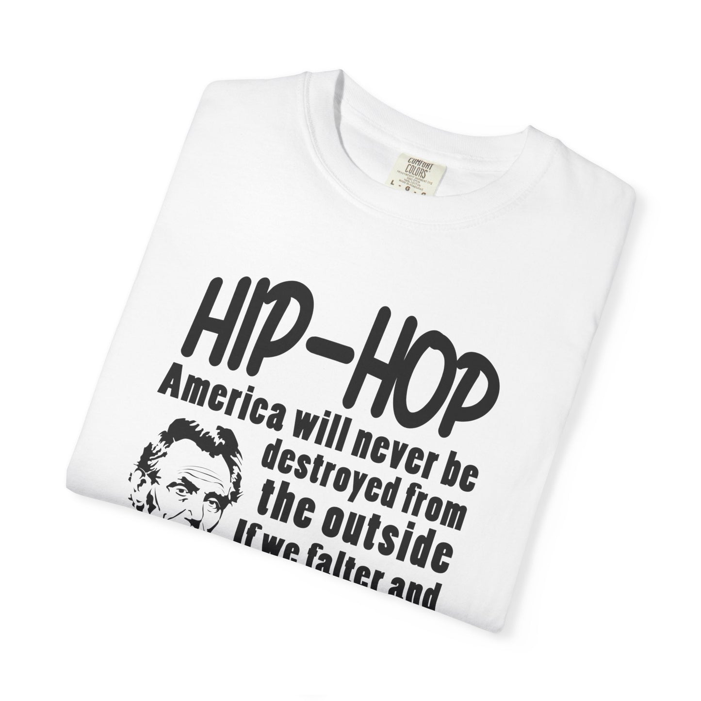 Hip-Hop Republicans Quote T-Shirt — Political Satire Tee with Lincoln Design