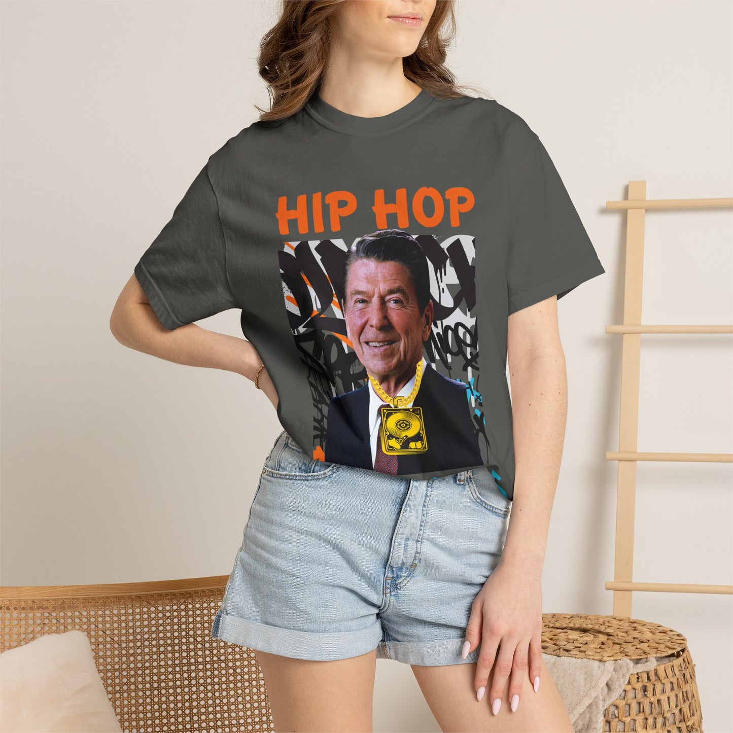 Get Your Groove On with a Trendy Ronald Reagan Hip Hop Republicans T-Shirt