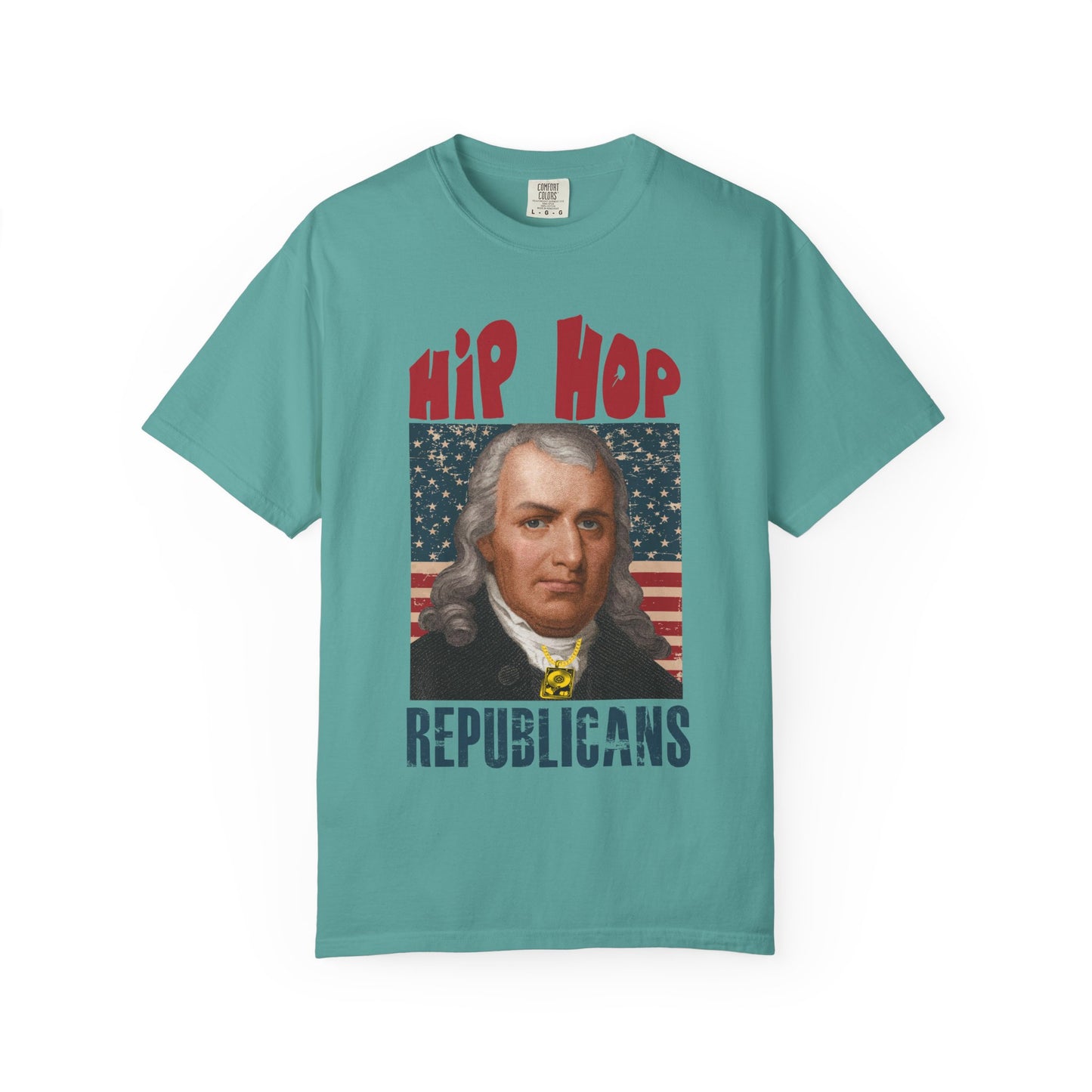 Hip Hop Republicans T-Shirt — Patriotic George Washington Graphic Tee