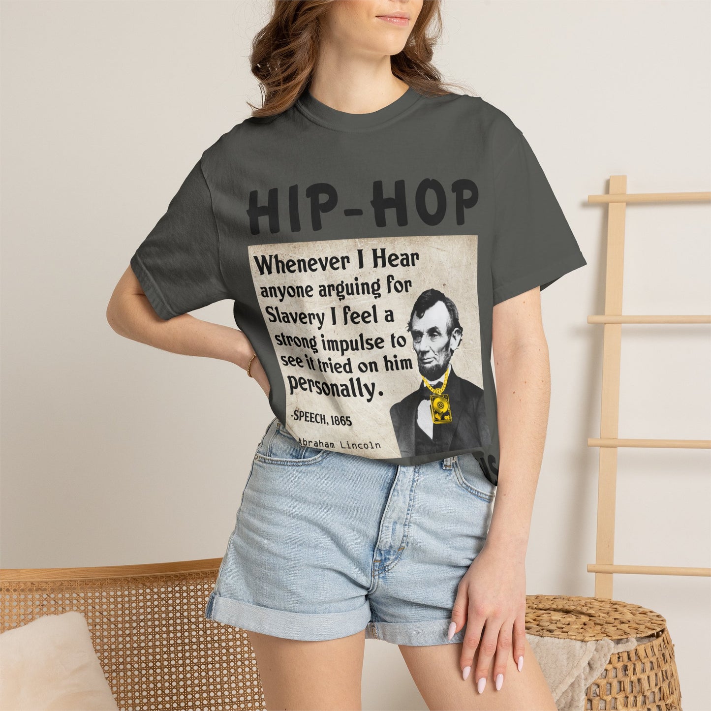 Hip-Hop Republicans T-Shirt — Vintage Lincoln Quote Graphic Tee