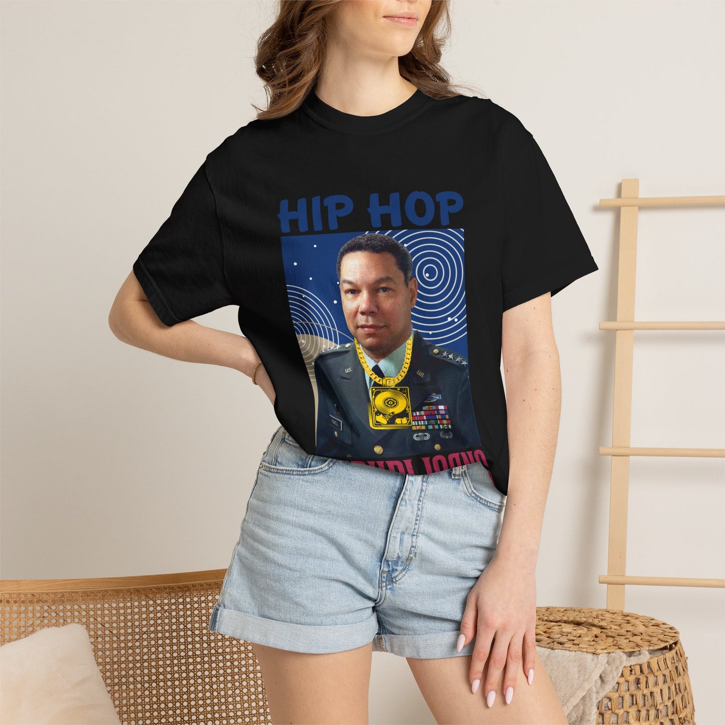 Hip Hop Republicans Graphic T-Shirt — Parody Political Portrait Tee