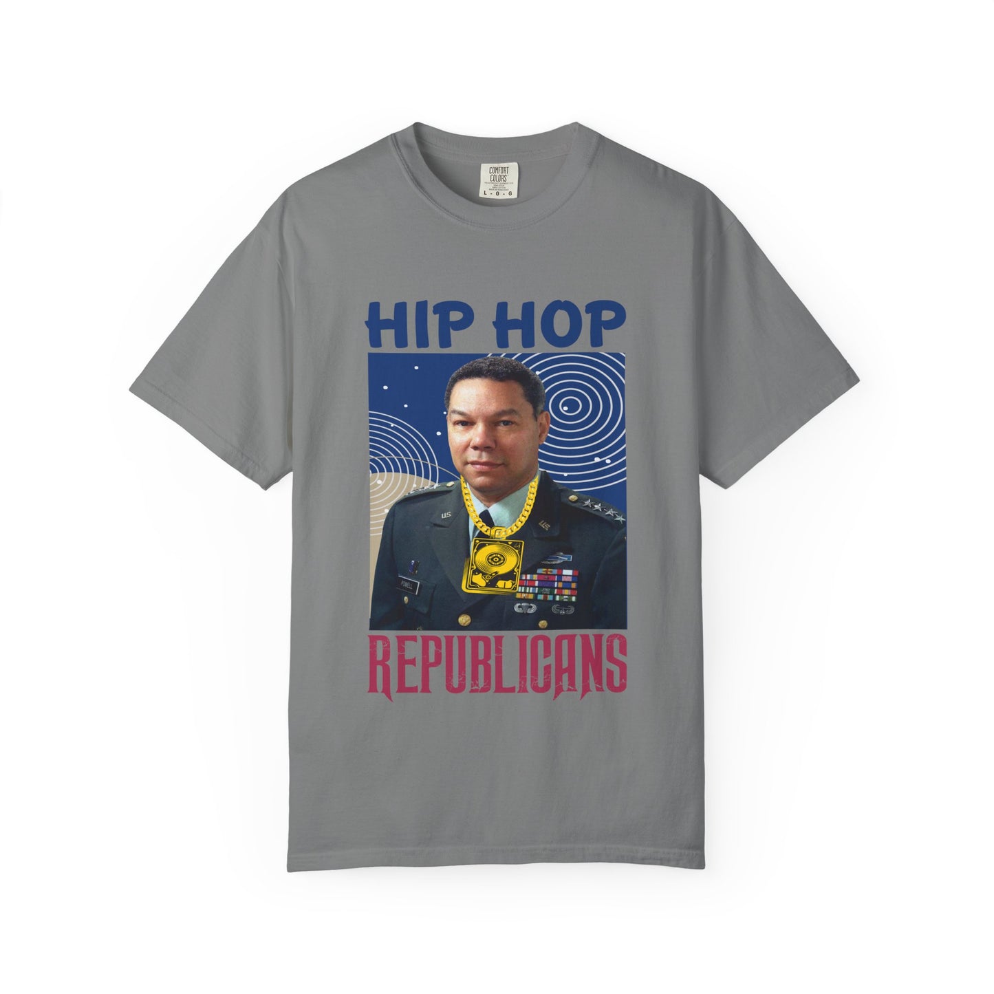 Hip Hop Republicans Graphic T-Shirt — Parody Political Portrait Tee