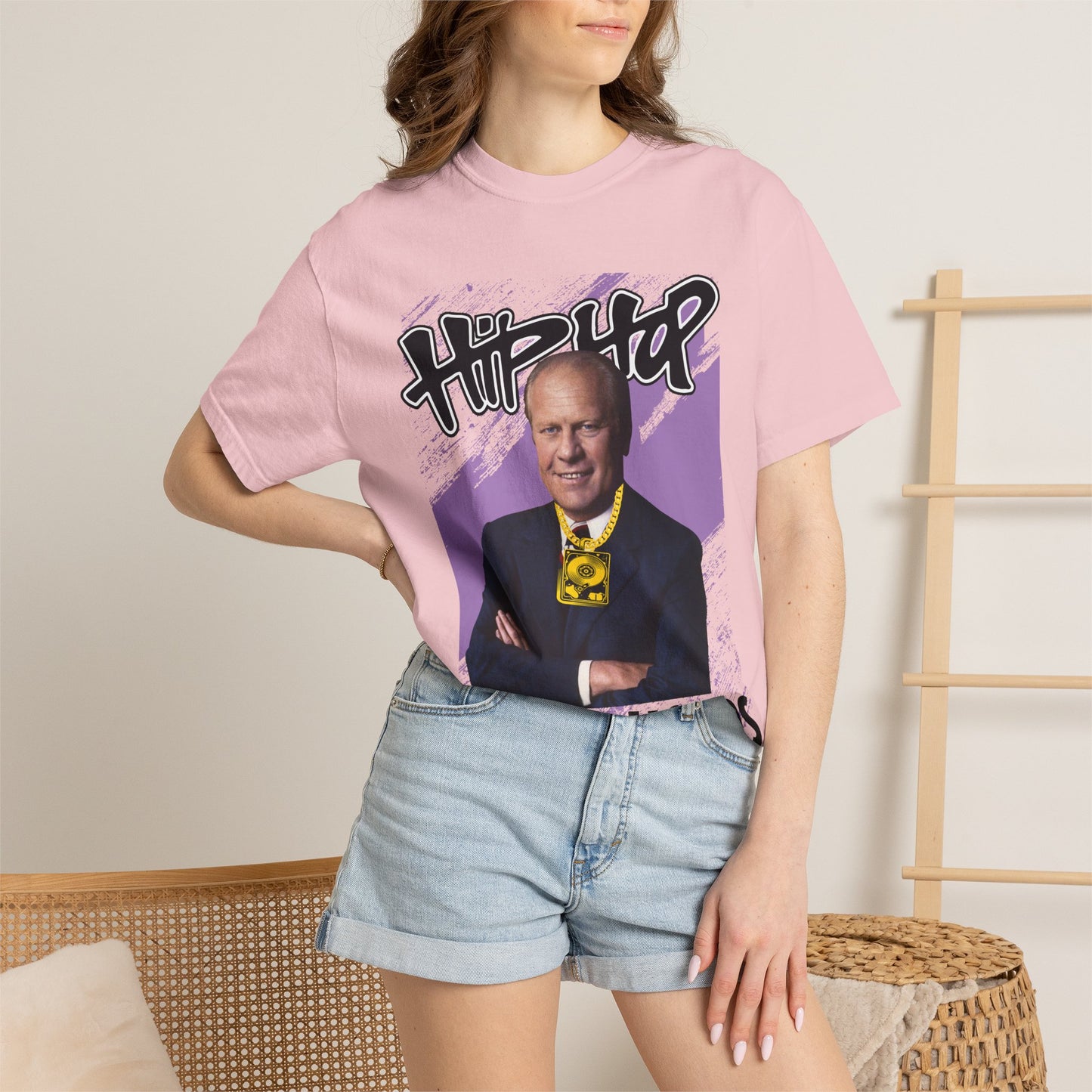 Political Graphic T-Shirt — 'Trump Republicans' Bold Portrait Tee