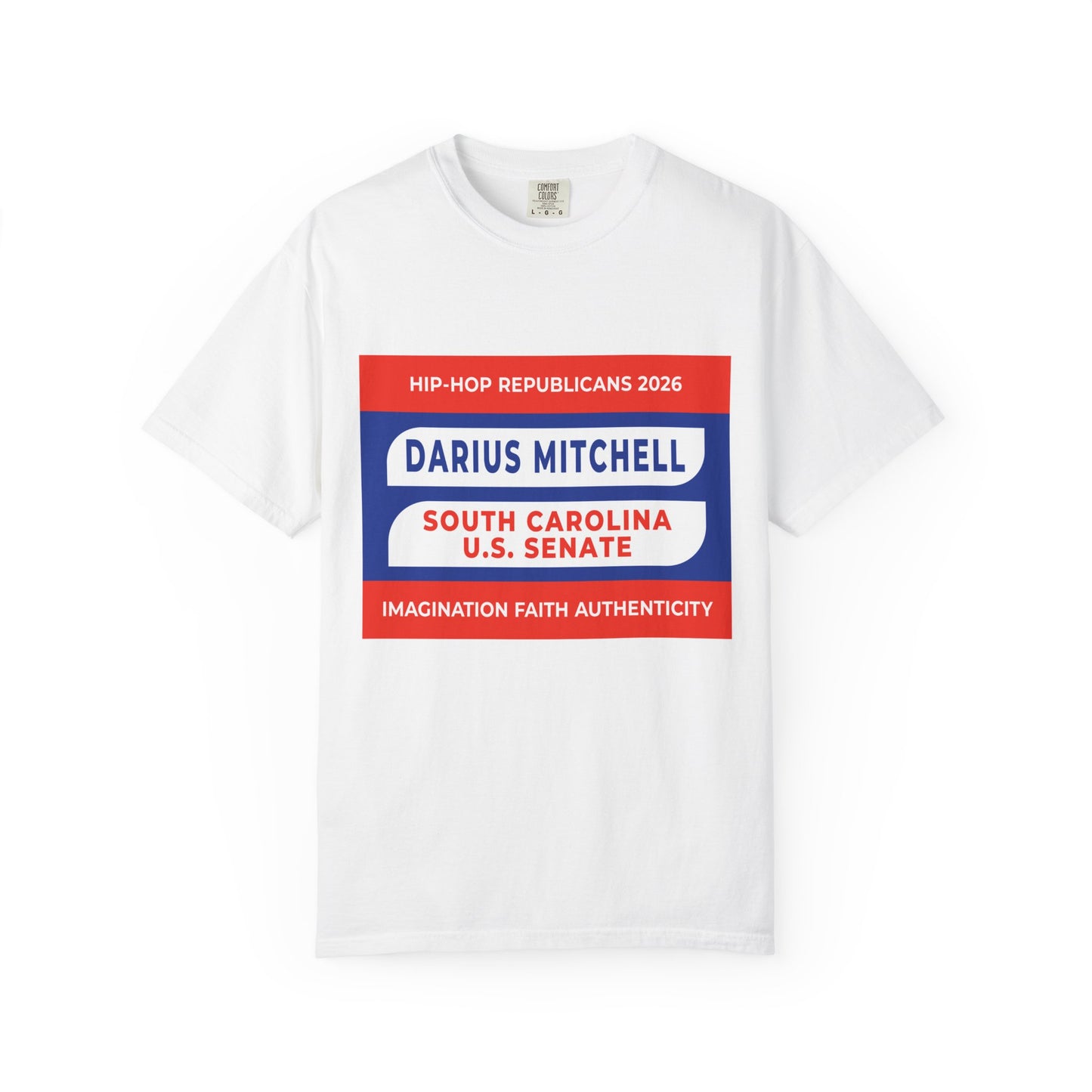 Political Campaign T-Shirt — "Darius Mitchell South Carolina U.S. Senate"