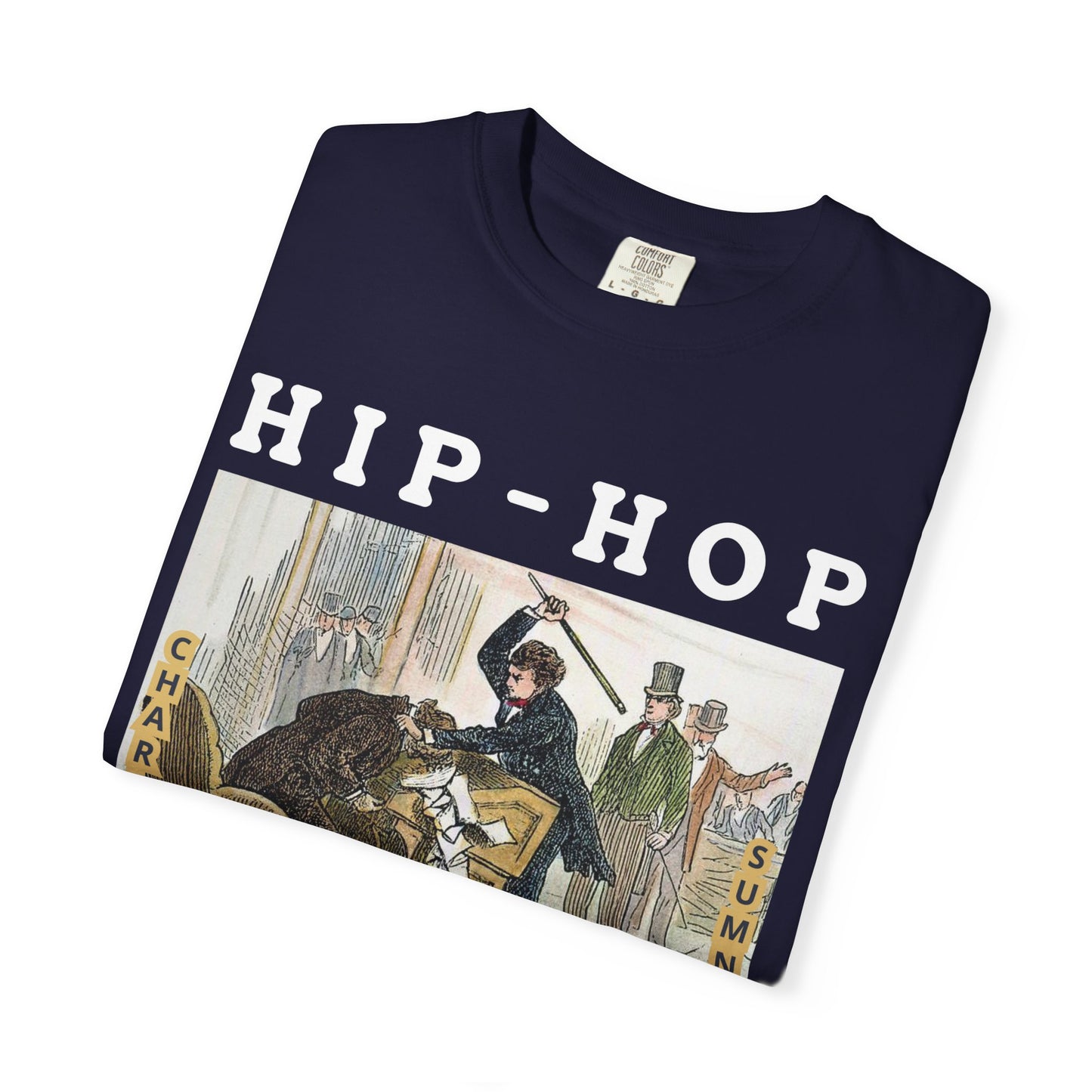 Conservative Rhymes A Hip Hop Tribute to Republican Values T-Shirt Design
