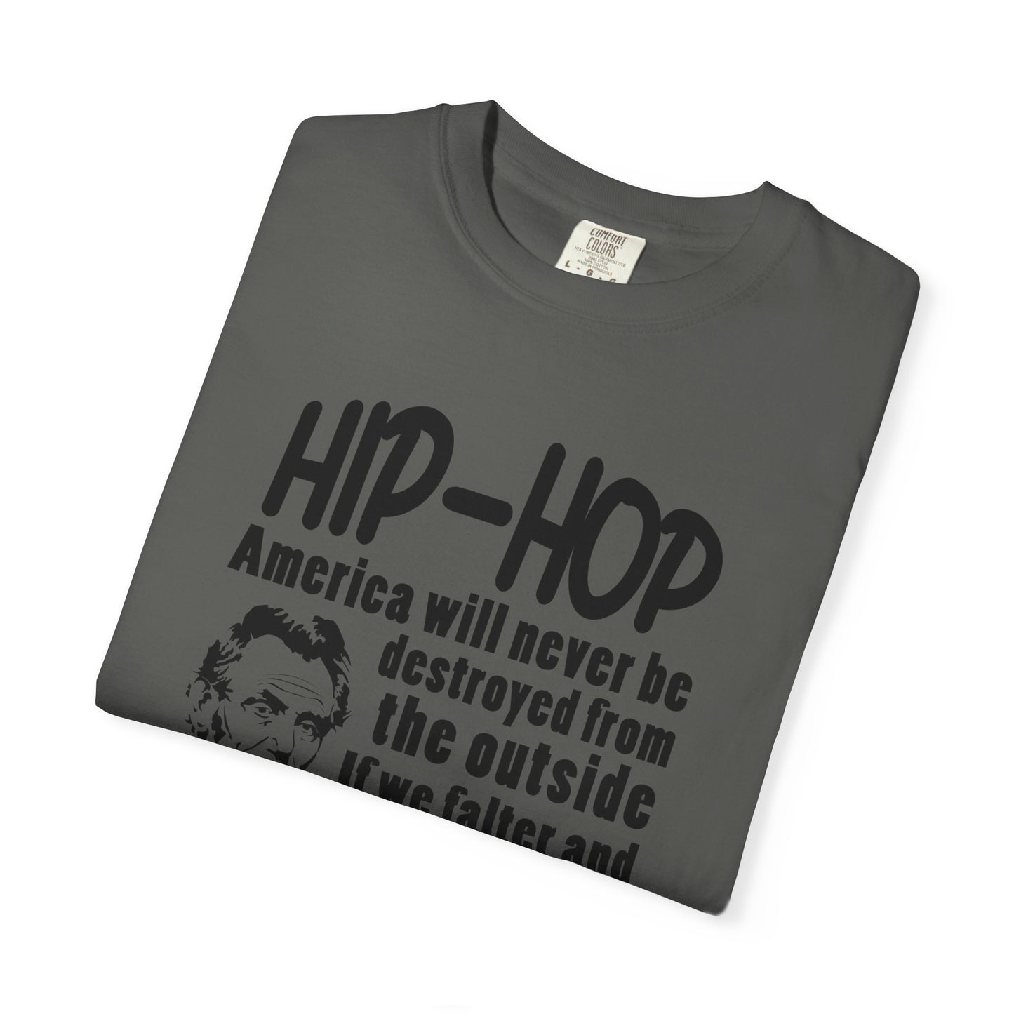 Hip-Hop Republicans Quote T-Shirt — Political Satire Tee with Lincoln Design